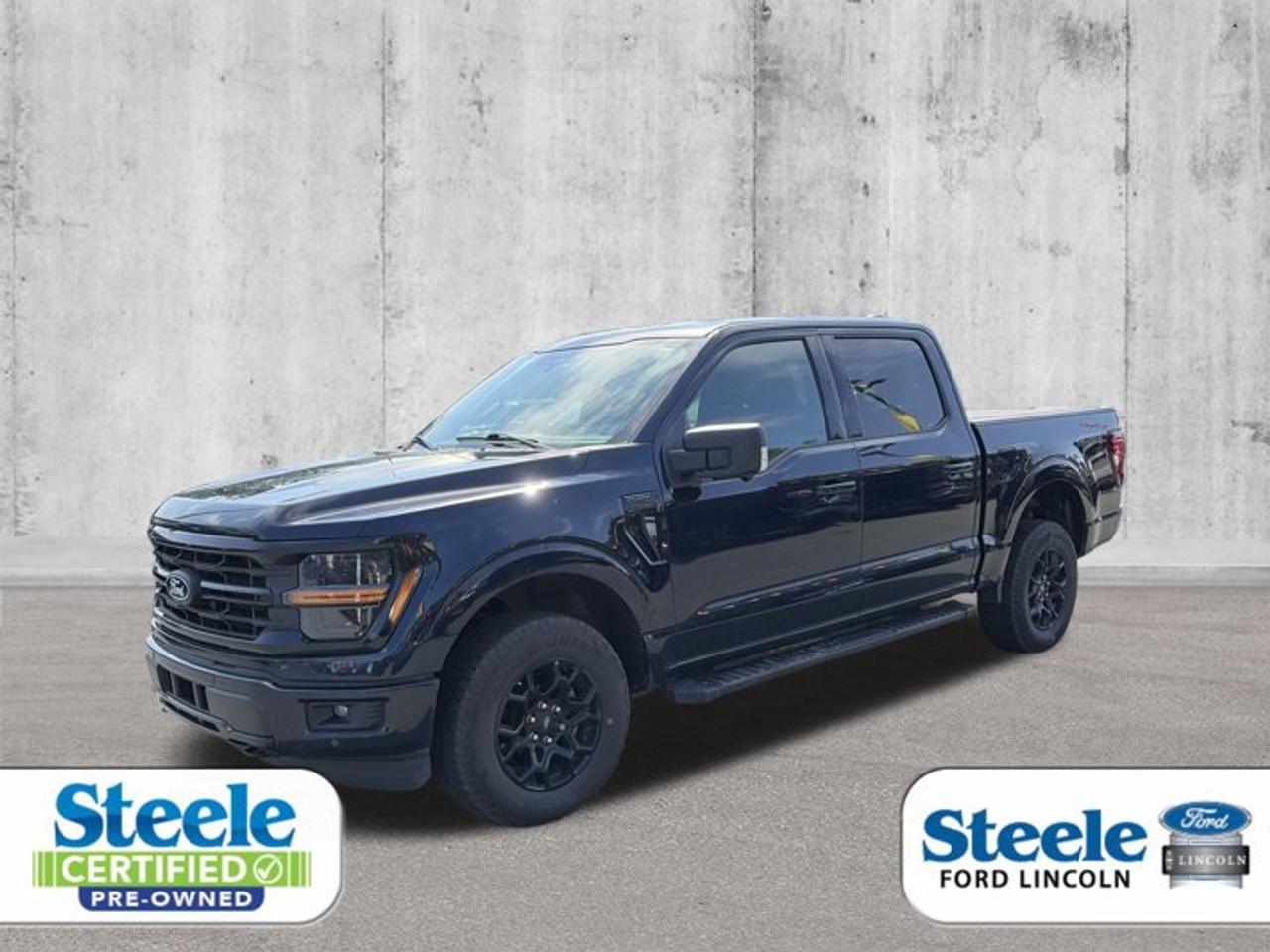 Built to handle hard work and daily driving with ease, this used 2025 Ford F-150 XLT in Halifax delivers the strength, comfort, and modern capability truck buyers want most. Finished in Blue with a Black interior, this four-door pickup pairs a 3.5 L EcoBoost V6 gas engine with automatic transmission and four-wheel drive for confident performance in changing Canadian conditions.With 43,837 km on the odometer, this 2025 Ford F-150 XLT offers proven usability and a smart balance of power and practicality. It is well suited for towing, jobsite duty, weekend projects, and family travel. Push Button Start adds everyday ease, while the Trailer Brake Controller supports more controlled towing when the job calls for extra confidence.FEATURES OF THE F-150 XLT»» Blue exterior with bold truck presence»» Black interior with practical cabin layout»» Automatic transmission for smooth daily driving»» Four-door design for easy passenger accessTRUCK FEATURES»» Four-wheel drive for added road confidence»» Trailer Brake Controller supports controlled towing»» Pickup design suits work and recreation»» EcoBoost power helps with hauling tasksADVANCED SAFETY FEATURES»» Four-wheel drive aids slippery road traction»» Trailer Brake Controller helps towing stability»» Four-door layout supports easy cabin access»» Strong truck design inspires daily confidencePERFORMANCE AND EFFICIENCY»» 3.5 L EcoBoost V6 delivers strong power»» Automatic transmission supports smooth shifting»» Gas engine offers proven truck capability»» Balanced strength for work and travelCOMFORT AND CONVENIENCE»» Push Button Start adds simple convenience»» Four full doors ease entry daily»» Spacious cabin supports crew and family»» Practical layout keeps controls within reachTECHNOLOGY AND CONNECTIVITY»» Push Button Start modernizes every departure»» Clear driver-focused controls feel intuitive»» Automatic operation simplifies daily use»» Useful features support busy truck lifeCARGO SPACE»» Pickup bed handles gear and supplies»» Truck design supports versatile load carrying»» Cabin space complements cargo flexibility»» Ideal for work tools or luggageWHAT OTHER OWNERS LIKE»» Strong EcoBoost power for everyday towing»» Comfortable ride for a full-size truck»» Four-wheel drive confidence in poor weather»» Practical cabin for work and familySteele Ford Lincoln in Halifax proudly offers this used 2025 Ford F-150 XLT for drivers who need real truck capability without giving up daily comfort. Its Blue exterior gives it a clean, confident look, while the Black interior keeps the cabin practical and easy to live with. From weekday duties to weekend towing, this truck is ready to deliver dependable performance.For buyers shopping at Steele Ford Lincoln, this used 2025 Ford F-150 XLT stands out with the right features clearly identified: Push Button Start, Trailer Brake Controller, automatic transmission, four-wheel drive, and a 3.5 L EcoBoost V6 engine. If you want a capable full-size pickup with solid mileage and a strong reputation for versatility, this Halifax truck deserves a closer look.This 2025 Ford F-150 XLTs VIN is: 1FTFW3L83SKD54470 .