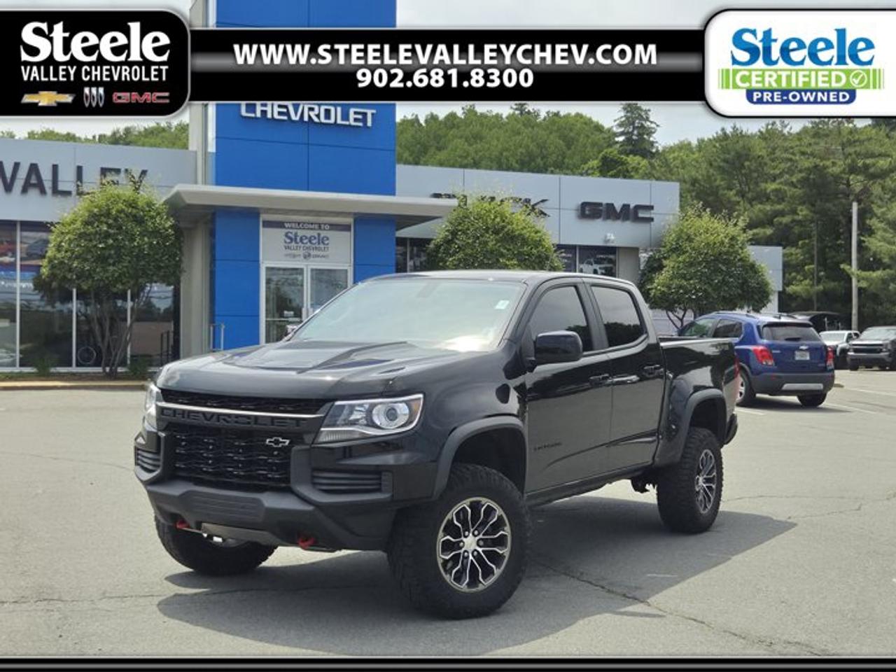 This 2022 Chevrolet Colorado Z71 4WD with 40,000 km has completed Steele Auto Groups comprehensive inspection process and is ready for its next owner. Finished in Black, this midsize pickup is powered by a capable 3.6L V6 engine and combines everyday comfort with the versatility and off-road capability expected from the Z71 trim.Key Features:3.6L V6 engine4WD drivetrainApple CarPlay & Android AutoZ71 Off-Road Suspension PackageRemote startRear vision cameraThis Colorado Z71 has undergone inspection by our certified technicians, including mechanical, brake, and tire assessments, along with a road test and professional detailing. With its low mileage, proven V6 performance, and versatile truck capability, its well-suited for commuting, recreational use, and light-duty towing. Book a viewing and test drive to see if this 2022 Chevrolet Colorado Z71 is the right fit for your needs.