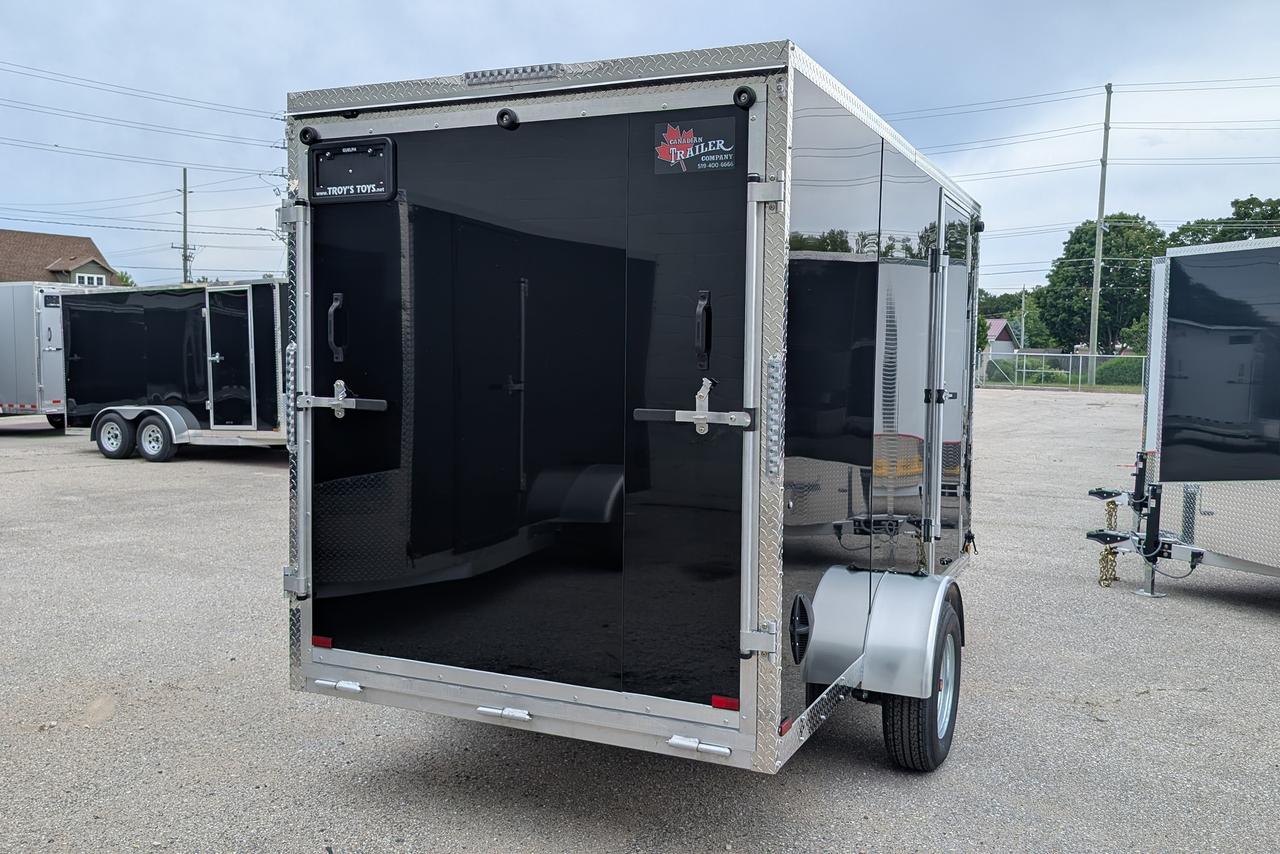 2026 Canadian Trailer Company 6x12 V-Nose Cargo Trailer Aluminum Single Axle Photo2