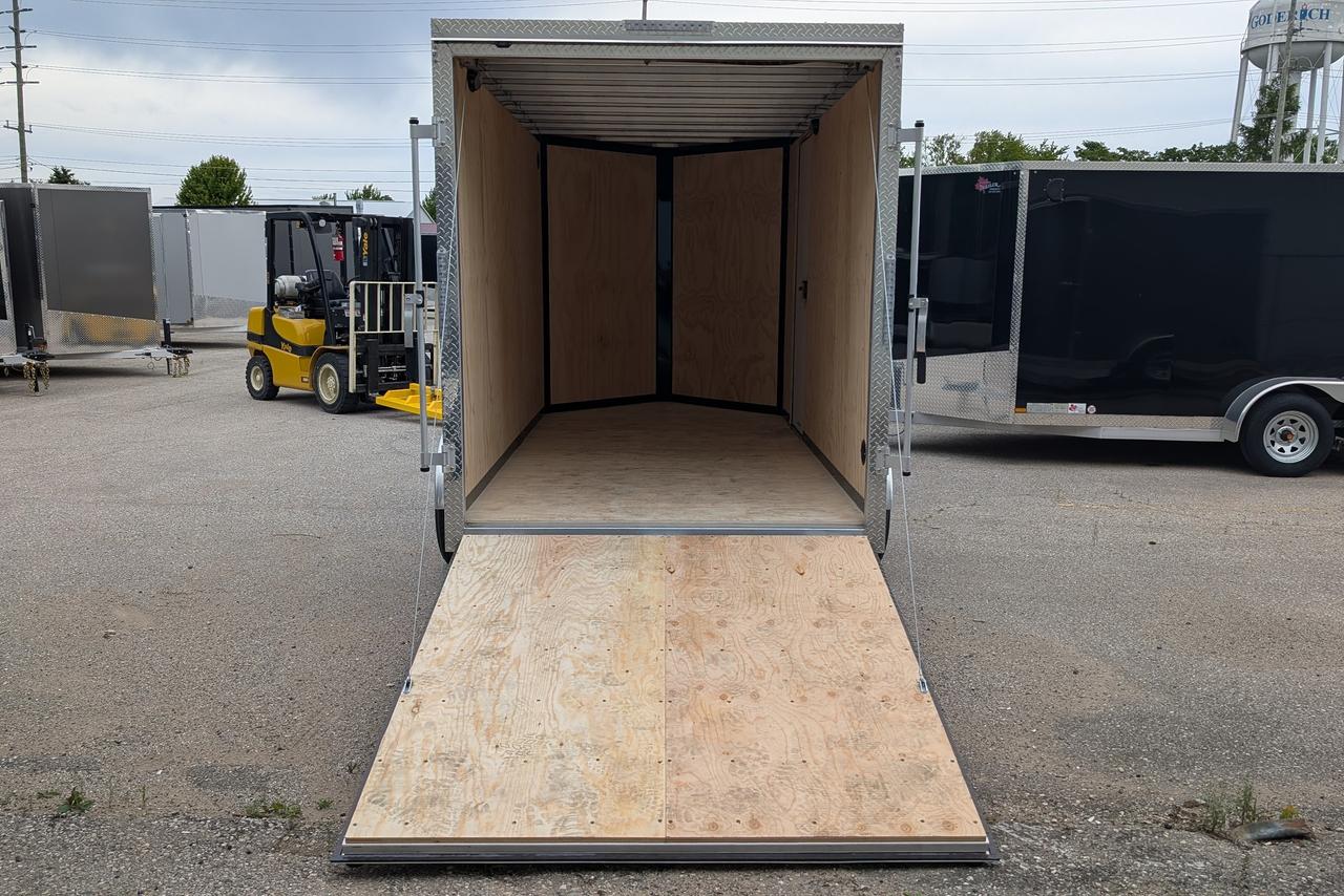 2026 Canadian Trailer Company 6x12 V-Nose Cargo Trailer Aluminum Single Axle Photo3