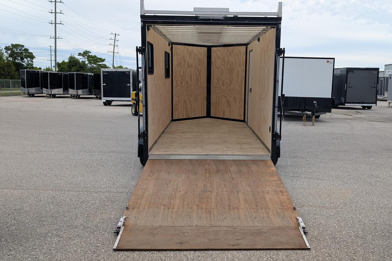 2026 Canadian Trailer Company 7x14 V Nose Cargo Trailer Aluminum Tandem Axle Photo3