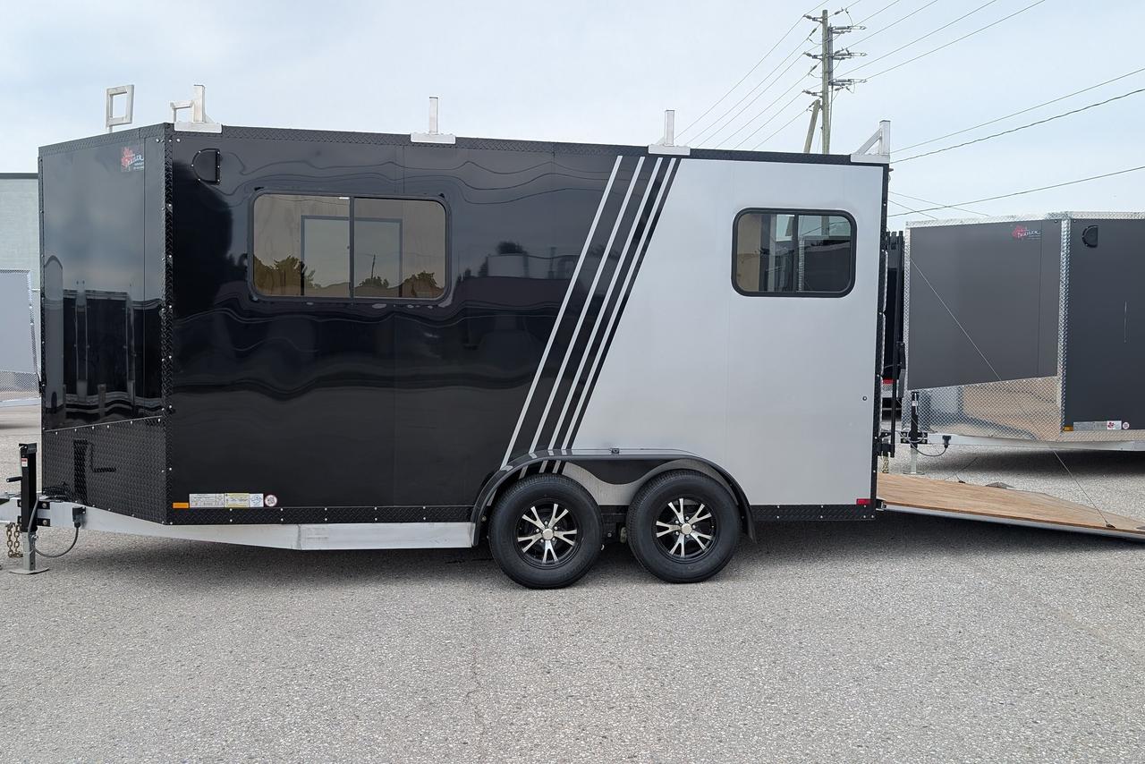 2026 Canadian Trailer Company 7x14 V Nose Cargo Trailer Aluminum Tandem Axle Photo10