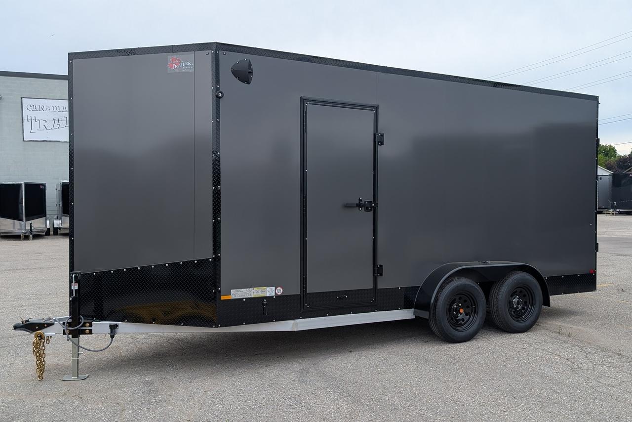 2026 Canadian Trailer Company 7x16 V-Nose Cargo Trailer Aluminum Tandem Axle