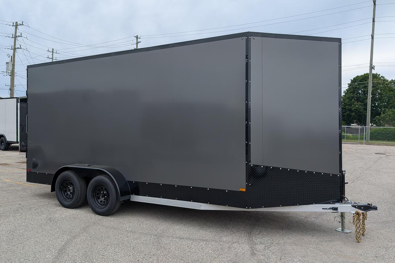 2026 Canadian Trailer Company 7x16 V-Nose Cargo Trailer Aluminum Tandem Axle Photo7