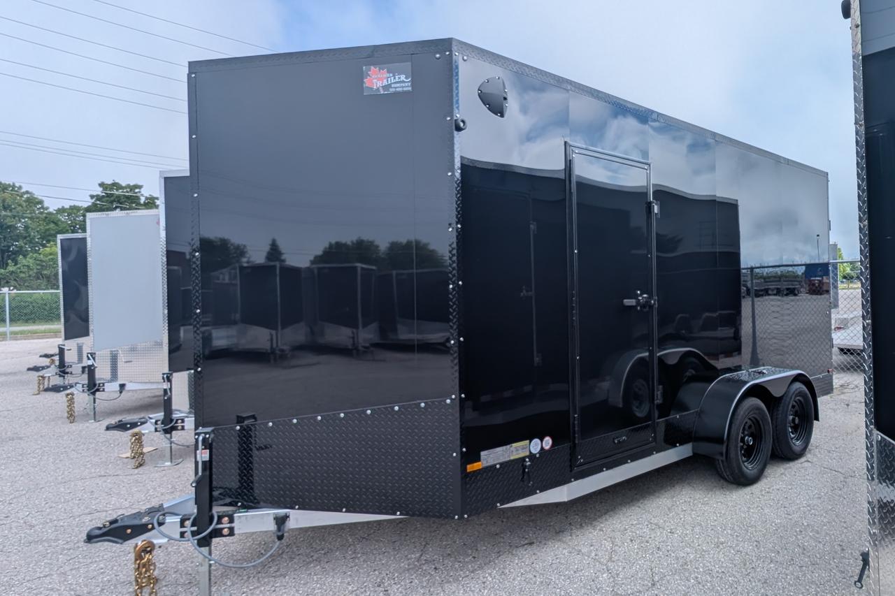 2026 Canadian Trailer Company 7x16 V-Nose Cargo Trailer Aluminum Tandem Axle