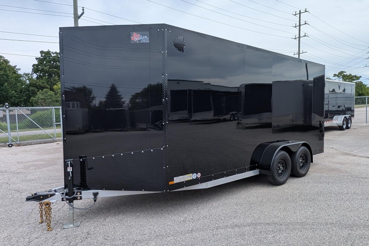 2026 Canadian Trailer Company 7x16 V-Nose Cargo Trailer Aluminum Tandem Axle