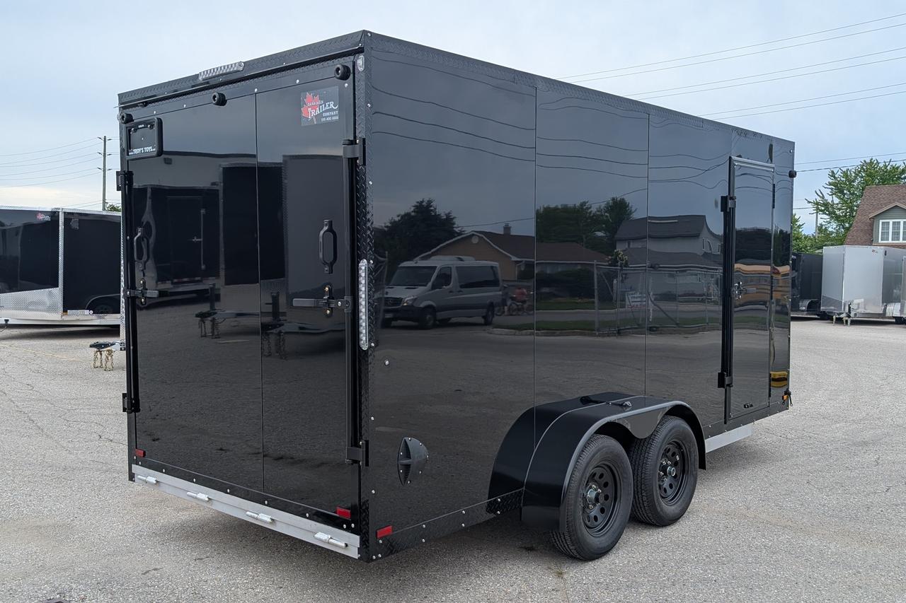2026 Canadian Trailer Company 7x16 V-Nose Cargo Trailer Aluminum Tandem Axle Photo9