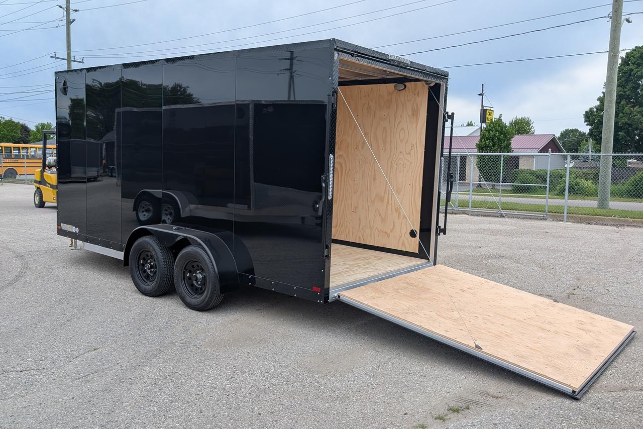 2026 Canadian Trailer Company 7x16 V-Nose Cargo Trailer Aluminum Tandem Axle Photo5