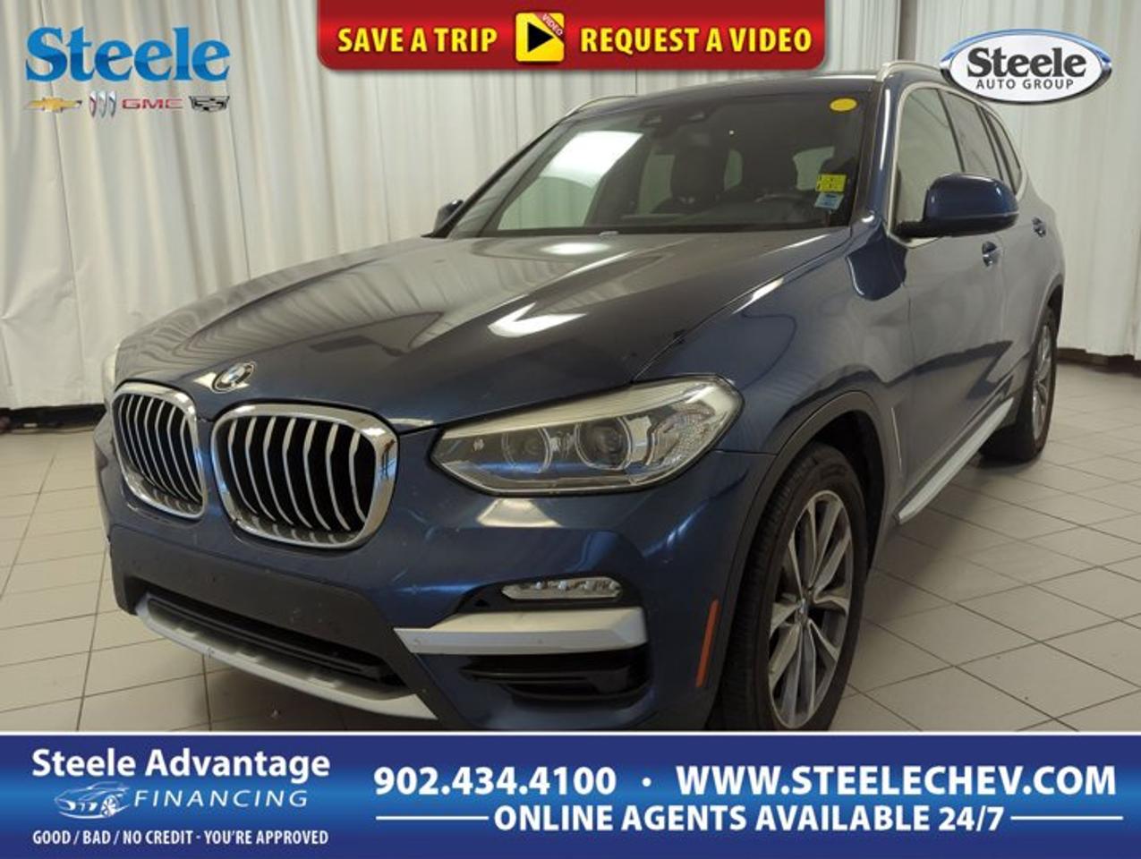 This used 2019 BMW X3 xDrive30i at Steele Chevrolet Buick GMC in Dartmouth brings together premium utility, confident all-wheel drive traction, and the everyday ease many drivers want in a compact luxury SUV. With 140,005 km, four doors, and an automatic transmission, this BMW X3 xDrive30i is well suited for commuting, family use, and highway travel.Powered by an intercooled turbocharged 2.0-litre premium unleaded four-cylinder gas engine, this 2019 BMW X3 xDrive30i delivers a refined mix of strong response and solid efficiency. Its balanced chassis, elevated seating position, and practical SUV shape make it a smart choice for drivers who want comfort, versatility, and the composed road manners BMW is known for.ADVANCED SAFETY FEATURESFour-wheel anti-lock braking system includedStability control for added confidenceTraction control helps manage gripAdvanced airbag system for occupantsPERFORMANCE AND EFFICIENCYTurbocharged 2.0-litre four-cylinder gas engineAutomatic transmission for smooth shiftingAll-wheel drive for year-round tractionBalanced power and everyday efficiencyCOMFORT AND CONVENIENCEFour-door layout for easy accessElevated ride height aids visibilitySpacious cabin for daily comfortPremium SUV design suits familiesTECHNOLOGY AND CONNECTIVITYDriver-focused controls for simple operationClear instrumentation supports easy monitoringModern cabin layout feels intuitiveSmart design supports daily usabilityCARGO SPACERear cargo area suits errandsFlexible SUV layout adds versatilityRoom for luggage and gearPractical storage for everyday drivingAWARDS & RECOGNITIONSTop Safety Pick, Insurance Institute for Highway Safety, 2019Best Buy Award, The Car Guide, 2019WHAT OTHER OWNERS LIKEConfident all-wheel drive in winterStrong turbo power for passingComfortable ride for daily drivingUseful cargo room and versatilityThis 2019 BMW X3 xDrive30i stands out for its well-rounded character. The turbocharged engine gives it lively acceleration for merging and passing, while the automatic transmission helps keep the drive smooth in city traffic and on the open road. The all-wheel drive system adds extra confidence when road conditions change, which is a real benefit for Canadian drivers through rain, slush, and snow.Inside, the cabin design is practical and driver focused. The four-door body style makes entry and exit easy for passengers, and the SUV shape gives you the flexibility needed for shopping trips, sports equipment, travel bags, or day-to-day family use. The raised driving position also helps give a clearer view of the road ahead, adding to the sense of control behind the wheel.This used 2019 BMW X3 xDrive30i also benefits from the strong reputation of the X3 lineup. Many owners appreciate its blend of athletic handling and real-world usefulness. It feels composed on longer drives, easy to manage in town, and versatile enough to adapt to changing needs. For drivers shopping for a premium compact SUV with proven appeal, this BMW deserves close attention.If you want a luxury SUV that offers turbocharged performance, automatic convenience, all-wheel drive traction, and practical cargo flexibility, this used 2019 BMW X3 xDrive30i is a compelling option at Steele Chevrolet Buick GMC in Dartmouth.This 2019 BMW X3 Xdrive30is VIN is: 5UXTR9C57KLR08489 .