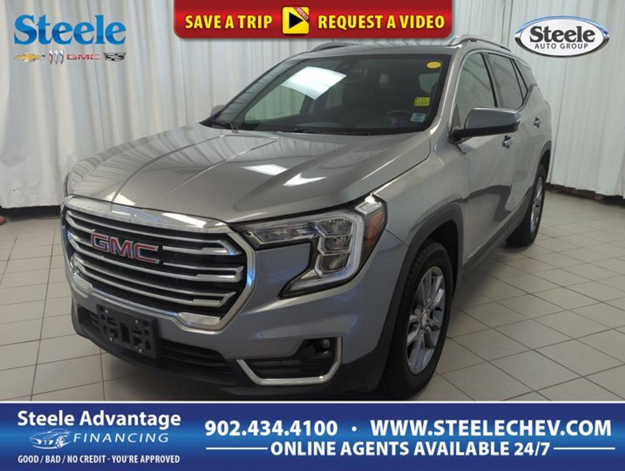 The 2024 GMC Terrain SLT is a smart choice for drivers who want comfort, confidence, and everyday versatility in one well-sized SUV. Offered by Steele Chevrolet Buick GMC in Dartmouth, this used four-door model combines refined road manners with turbocharged power, all-wheel drive capability, and the practicality that makes the Terrain a strong fit for Canadian driving.With 68,885 km on the odometer, this 2024 GMC Terrain SLT shows the kind of usability many buyers want in a modern SUV. Its automatic transmission helps deliver smooth shifts in traffic and on the highway, while the turbocharged 1.5L DOHC gas engine offers a balanced mix of responsive performance and sensible efficiency for daily commuting and weekend travel.FEATURES OF THE Terrain SLTFour-door SUV with upscale everyday practicalityAutomatic transmission for smooth driving responseAll-wheel drive for added tractionTurbocharged DOHC engine with lively powerADVANCED SAFETY FEATURESAll-wheel drive supports confident road gripFour-wheel disc braking aids controlled stopsTraction-focused drivetrain helps in poor weatherStable SUV design suits daily drivingPERFORMANCE AND EFFICIENCYTurbocharged 1.5L engine delivers responsive powerDOHC design supports smooth engine operationAutomatic transmission simplifies city and highway travelBalanced performance for commuting and road tripsCOMFORT AND CONVENIENCEFour doors allow easy passenger accessSUV height helps entry and exitWell-suited size for urban parking easePractical layout supports daily family useTECHNOLOGY AND CONNECTIVITYClear controls support easy everyday operationModern GMC cabin design feels user-friendlyAutomatic transmission enhances relaxed driving experienceDriver-focused layout keeps essentials within reachCARGO SPACERear cargo area suits daily errandsSUV body style adds useful versatilityRoomy layout helps carry larger itemsFlexible space supports active lifestylesWHAT OTHER OWNERS LIKEConfident all-wheel drive in changing weatherEasy-driving nature for daily commutesUseful cargo versatility for busy routinesTurbo power with smooth automatic shiftingThe 2024 GMC Terrain SLT stands out with a composed driving feel that suits many types of drivers. Its turbocharged four-cylinder engine is designed to give solid low-end response, which is helpful when merging, passing, or moving through stop-and-go traffic. The automatic transmission works well with the engine to keep the drive smooth and easy.For Dartmouth drivers, all-wheel drive is a major advantage. It adds extra confidence when roads are wet, snowy, or uneven, and it helps this used 2024 GMC Terrain SLT feel ready for changing Atlantic Canadian conditions. That extra traction can make a real difference during daily errands, highway travel, and seasonal weather shifts.Inside, the cabin layout is practical and welcoming. The four-door design makes it easy for passengers to get in and out, while the SUV shape gives you the versatility people expect from a compact utility vehicle. Whether you are carrying groceries, sports gear, work items, or luggage, the Terrain offers the kind of usable space that supports a busy lifestyle.This used 2024 GMC Terrain SLT also benefits from GMCs reputation for building utility vehicles with a refined look and a comfortable road presence. It is easy to see why many drivers appreciate the Terrain for its manageable size, steady ride, and flexible day-to-day function. It feels at home in tight parking lots, on open highways, and during routine family use.If you are shopping for a well-equipped compact SUV with automatic convenience, turbocharged efficiency, all-wheel drive confidence, and practical four-door versatility, this 2024 GMC Terrain SLT deserves your attention. Available now at Steele Chevrolet Buick GMC in Dartmouth, it is ready to deliver the comfort, utility, and capability that make every drive easier.This 2024 GMC Terrain SLTs VIN is: 3GKALVEG3RL254563 .