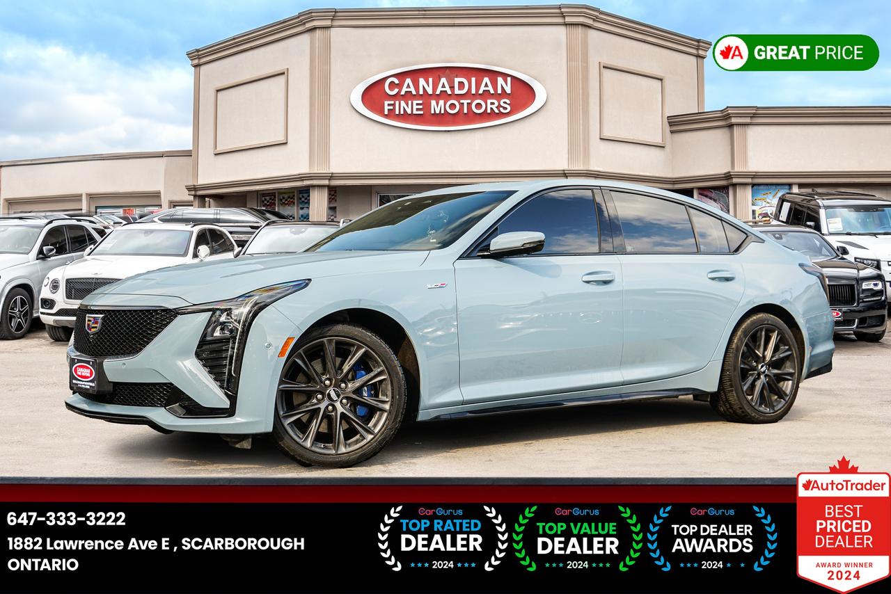 2025 Cadillac CT5-V AWD V6 |CARBON PKG|HUD|MASSAGE|FULL OPTION - Photo #1
