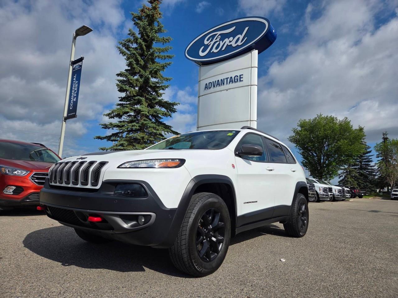 <p>Adventure-ready and built to explore. This 2015 Jeep Cherokee Trailhawk 4x4 features a 3.2L Pentastar V6, proven off-road capability, and everyday comfort, making it a great choice for both daily driving and weekend escapes.</p>