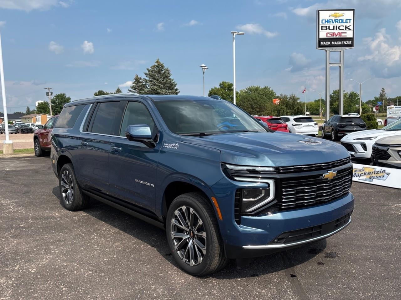 2026 Chevrolet Suburban High Country New Full Size 7 Passenger 4X4 SUV with Heated and Ventilated Front Seats, Heated Second Row Seats, Heated Steering Wheel, Max Trailering Package, Super Cruise Hands Free Driving, Panoramic Sunroof, Dr Photo