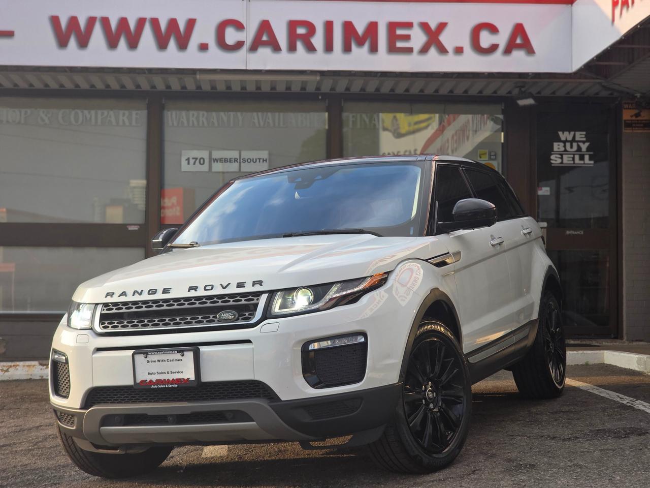 Great Condition, Accident Free Land Rover Range Rover Evoque with Excellent Service History! Equipped with Premium Perforated Leather Seats, Panoramic Roof, Meridian Premium Sound, 10.2in Display, Navigation, Blind Spot Monitoring, Back up Camera, Heated Steering, Heated Seats, Power Seats with Memory, Power Tailgate, Smart Key with Push Button Start, Remote Start, Adaptive Cruise Control, Front Collision Warning, Lane Departure Warning, Auto high Beam, Xenon Headlights, Premium 19 Alloys, Fog Lights.