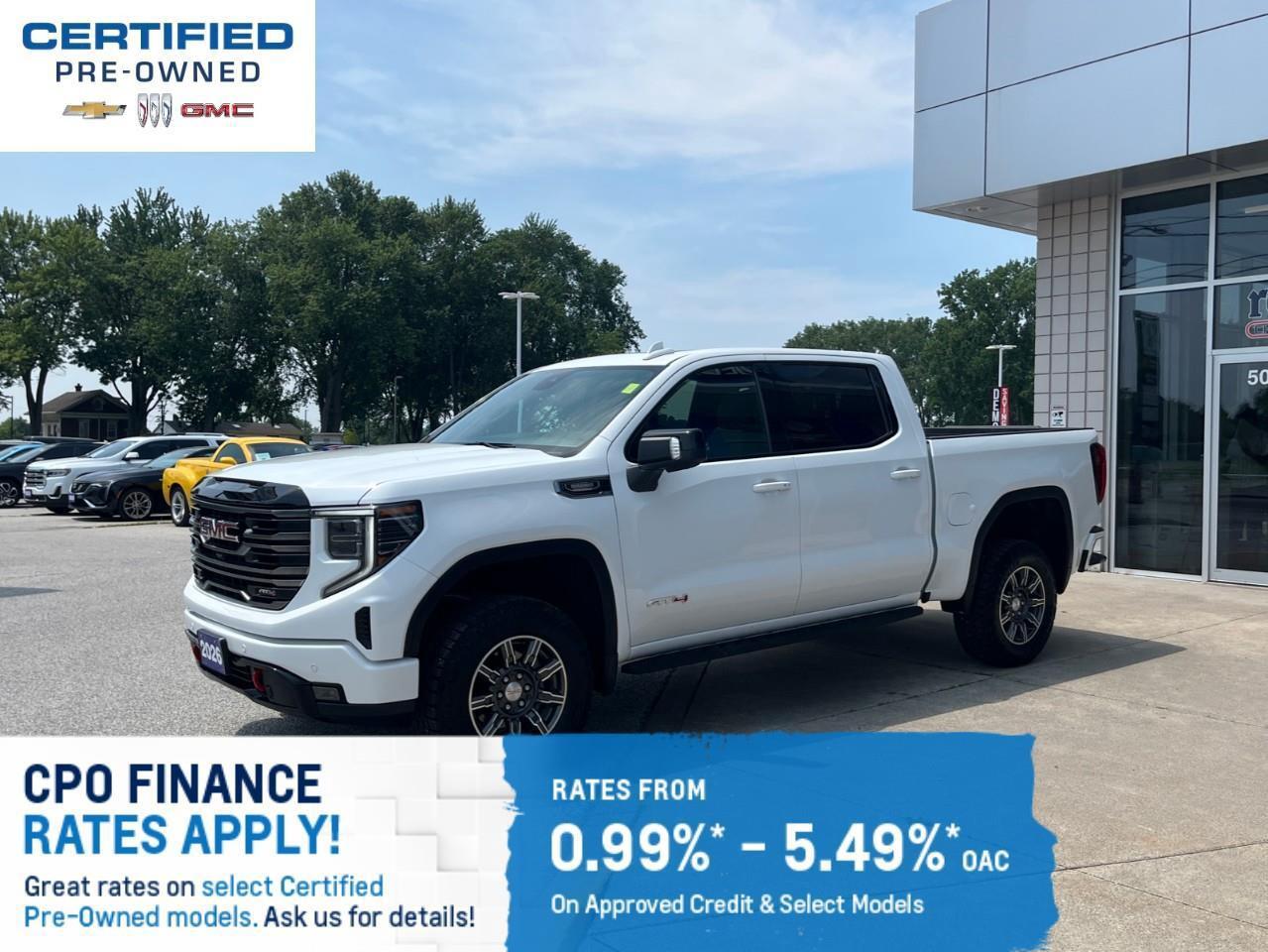 2026 GMC Sierra 1500 AT4 CPO RATES APPLY @ 0.99%-5.49% OAC Photo0