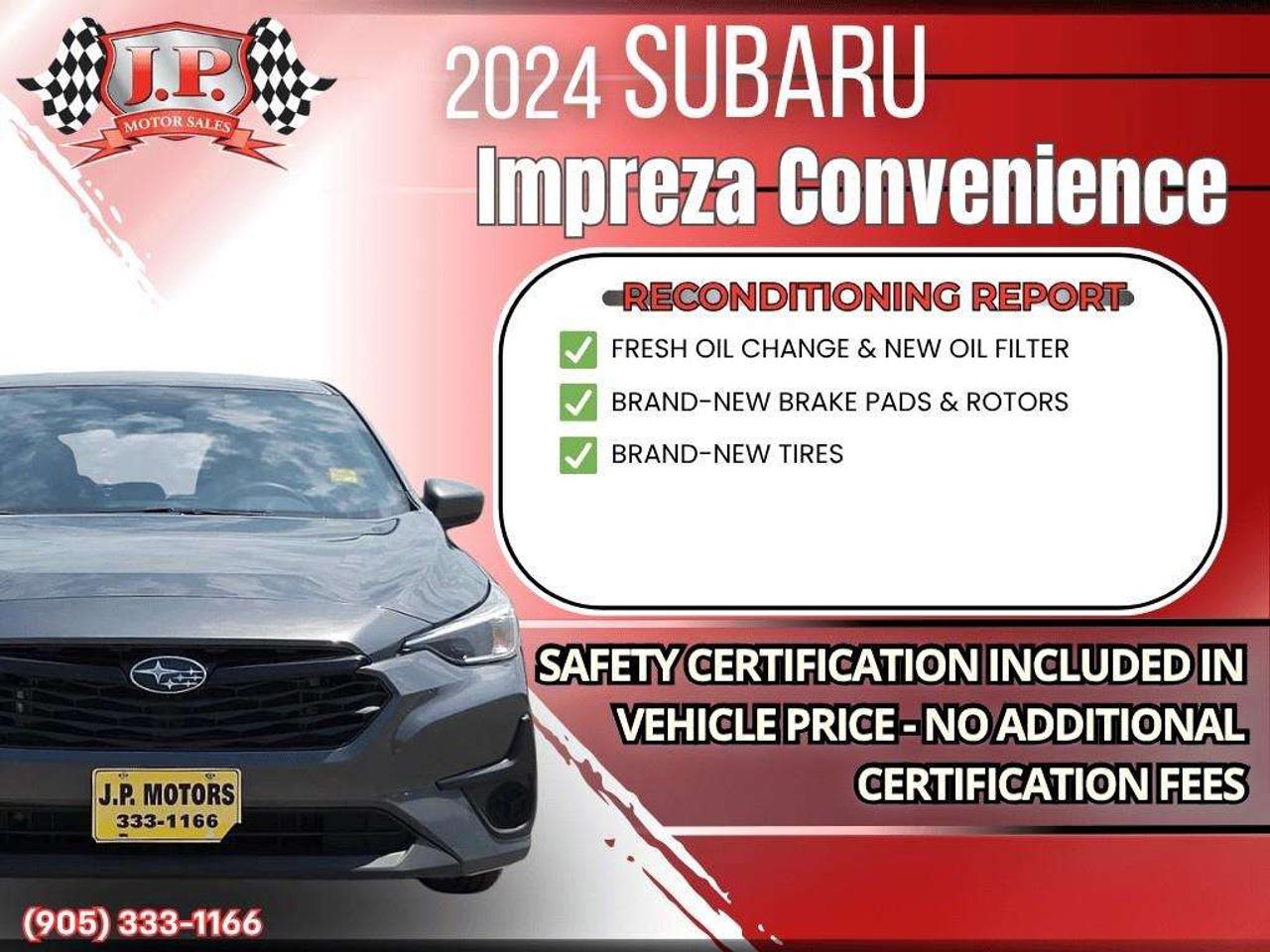 2024 Subaru Impreza Convenience Heated Front Seats • Apple CarPlay & Android Auto • Lane Assist • Symmetrical All-Wheel Drive • Satellite Rad Photo