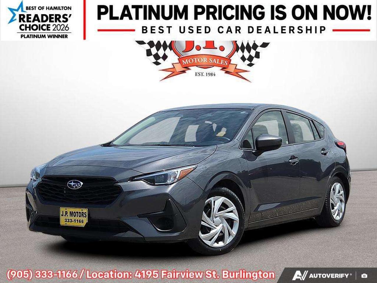 2024 Subaru Impreza Convenience Heated Front Seats • Apple CarPlay & Android Auto • Lane Assist • Symmetrical All-Wheel Drive • Satellite Rad Photo0