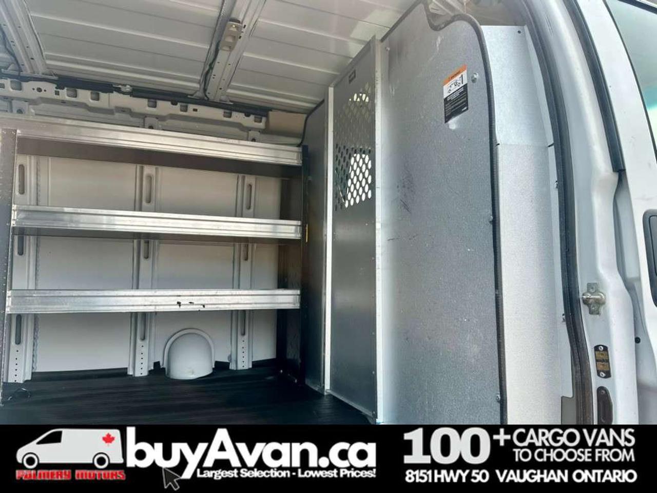 2021 Chevrolet Express 2500 Racks Shelves Divider    1 OWNER   CLEAN CARFAX Photo