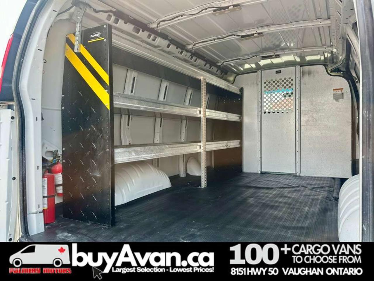 2021 Chevrolet Express 2500 Racks Shelves Divider    1 OWNER   CLEAN CARFAX Photo