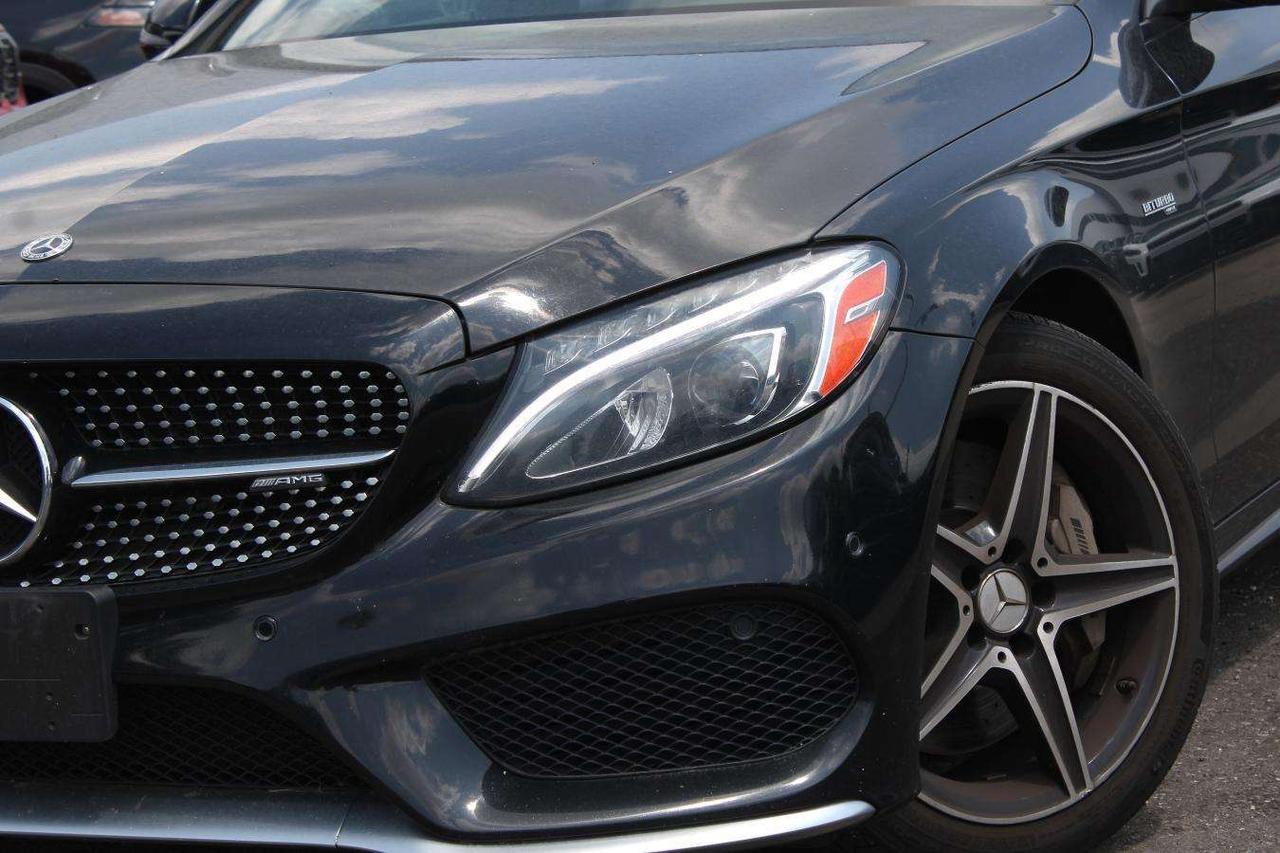 2018 Mercedes-Benz C-Class AMG  Gps ParkingSensors Moonroof BkpCam HtdSeats Photo