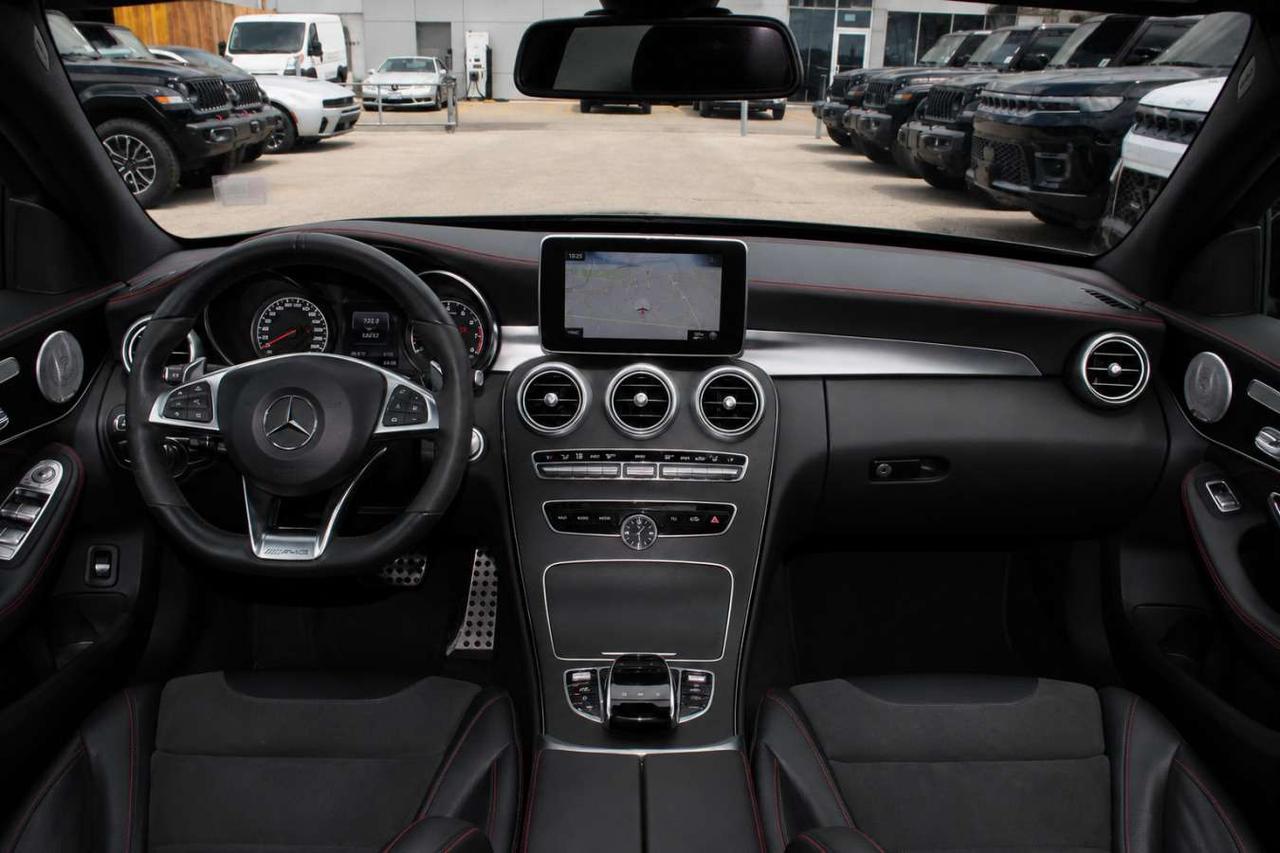 2018 Mercedes-Benz C-Class AMG  Gps ParkingSensors Moonroof BkpCam HtdSeats Photo