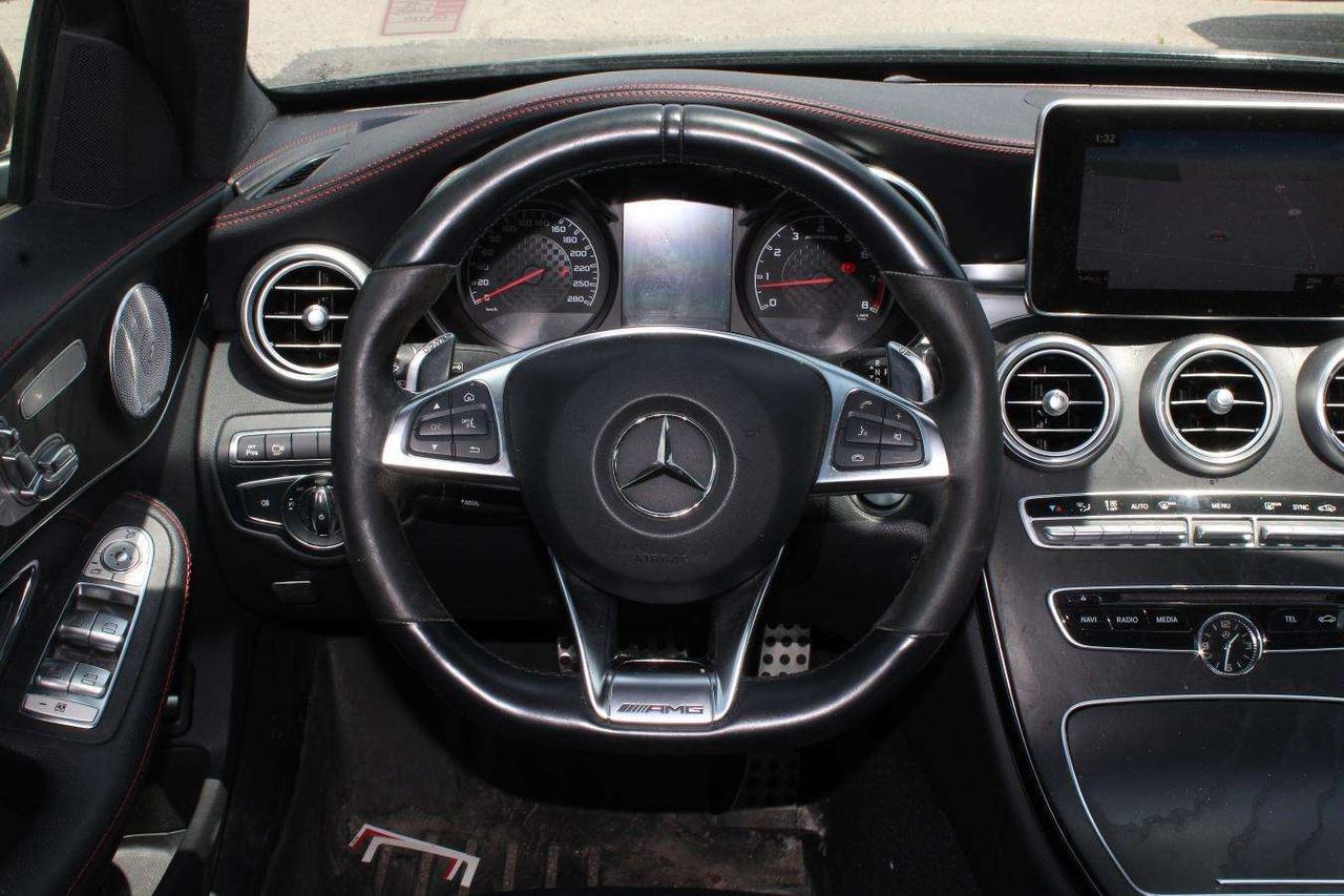 2018 Mercedes-Benz C-Class AMG  Gps ParkingSensors Moonroof BkpCam HtdSeats Photo