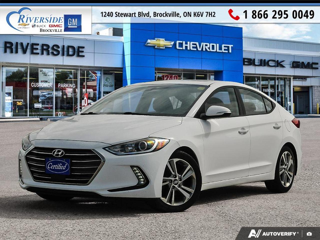 Used 2018 Hyundai Elantra GLS for sale in Brockville, ON
