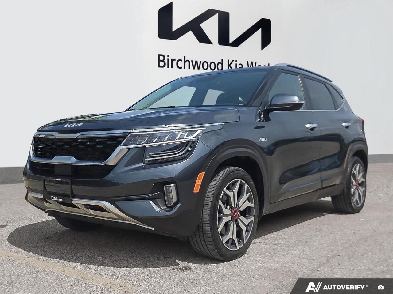 Used 2023 Kia Seltos SX Turbo Local | AWD | Sunroof | Heated & Cooled Seats | Nav for sale in Winnipeg, MB