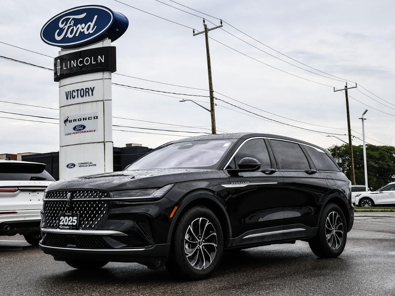 <h2>NOW AVAILABLE AT VICTORY FORD LINCOLN</h2><h1>2025 Lincoln Nautilus Premiere AWD 102A</h1><h3>102A Equipment Group  Lincoln Co-Pilot360 2.0  Panoramic Display  Luxury SUV</h3><p>This 2025 Lincoln Nautilus Premiere AWD 102A delivers sophisticated luxury, advanced technology, and smooth performance in a premium midsize SUV. Equipped with the desirable 102A Equipment Group, Lincoln Co-Pilot360 2.0, and Lincoln's stunning panoramic display, this Nautilus provides exceptional comfort, connectivity, and confidence for every drive.</p><h3>POWER & PERFORMANCE</h3><ul><li><p>2.0L Turbocharged EcoBoost® I-4 Engine</p></li><li><p>8-Speed Automatic Transmission</p></li><li><p>Intelligent All-Wheel Drive (AWD)</p></li><li><p>250 Horsepower / 275 lb-ft Torque</p></li><li><p>Lincoln Drive Modes</p></li><li><p>Electric Power-Assisted Steering</p></li></ul><h3>PACKAGE</h3><ul><li><p>102A Equipment Group</p></li><li><p>Lincoln Co-Pilot360 2.0</p></li><li><p>Heated Front Seats</p></li><li><p>Power Liftgate</p></li><li><p>Wireless Charging Pad</p></li><li><p>Remote Start System</p></li></ul><h3>EXTERIOR FEATURES</h3><ul><li><p>20" Premium Aluminum Wheels</p></li><li><p>LED Headlamps with Signature Lighting</p></li><li><p>Power Liftgate</p></li><li><p>Heated Power-Folding Side Mirrors</p></li><li><p>Acoustic Laminated Glass</p></li><li><p>Chrome Exterior Accents</p></li></ul><h3>INTERIOR & COMFORT</h3><ul><li><p>Lincoln Soft-Touch Seating Surfaces</p></li><li><p>10-Way Power Heated Front Seats</p></li><li><p>Dual-Zone Automatic Climate Control</p></li><li><p>Leather-Wrapped Steering Wheel</p></li><li><p>Ambient Interior Lighting</p></li><li><p>60/40 Split-Folding Rear Seats</p></li></ul><h3>TECHNOLOGY</h3><ul><li><p>48" Panoramic Display</p></li><li><p>11.1" Centre Touchscreen</p></li><li><p>SYNC® 4 Infotainment System</p></li><li><p>Apple CarPlay® & Android Auto</p></li><li><p>Lincoln Connect® with 5G Wi-Fi Hotspot Capability</p></li><li><p>Rear View Camera</p></li></ul><h3>SAFETY & DRIVER ASSISTANCE</h3><ul><li><p>Lincoln Co-Pilot360 2.0</p></li><li><p>Blind Spot Information System (BLIS®)</p></li><li><p>Lane Keeping System</p></li><li><p>Pre-Collision Assist with Automatic Emergency Braking</p></li><li><p>Rear Cross Traffic Braking</p></li><li><p>Adaptive Cruise Control</p></li><li><p>Rear View Camera</p></li></ul><h3>HIGHLIGHTS</h3><ul><li><p>102A Equipment Group</p></li><li><p>Intelligent AWD</p></li><li><p>48" Panoramic Display</p></li><li><p>Lincoln Co-Pilot360 2.0</p></li><li><p>Premium Luxury Interior</p></li><li><p>Modern Lincoln Design</p></li></ul><h3>Special Offer:</h3><p><strong>Peace of Mind Included:</strong> 3-Month Comprehensive Warranty (for vehicles under 10 years old & under 160,000 km) No-Haggle, Live Market Pricing  Transparent & Competitive All-Inclusive Pricing: Fees, Reconditioning, and Full Detailing Included (Taxes & Licensing Extra)</p><h4>Additional Details:</h4><p><strong>Keys:</strong> Standard with one key. Additional keys (if provided by the previous owner) included at no cost. Optional key purchases available upon request.</p><p><strong>Visit Victory Ford Lincoln Today</strong> Schedule your appointment to experience this exceptional vehicle.</p>