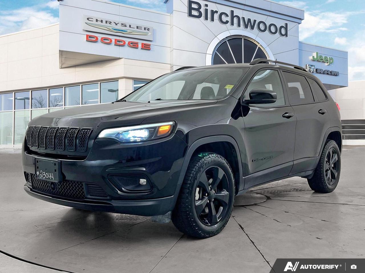 This 2023 Jeep Cherokee is a well-maintained, one-owner, accident-free SUV with just 43,607 km  making it a smart choice for drivers who want modern capability and everyday comfort without the new-vehicle price tag. Loaded with tech, safety, and all-weather features, its ready to handle Manitoba roads and beyond.

Key Features
- One owner, accident-free history with only 43,607 km
- Automatic Full-Time Four-Wheel Drive for year-round confidence
- Dual Zone Front Automatic Air Conditioning for personalized comfort
- Heated Leatherette Steering Wheel and premium interior feel
- Blind Spot Detection, Front and Rear Collision Mitigation for added peace of mind
- 4G LTE Wi-Fi Hotspot and Smart Device Integration to stay connected on the go
- 18 Gloss Black 5-Spoke Aluminum Wheels with LED projector headlamps
- ParkView Back-Up Camera and Automated Parking Sensors for easy maneuvering

At Birchwood Chrysler Dodge Jeep Ram, were committed to making your buying experience straightforward and enjoyable. Browse our inventory at birchwoodchrysler.ca, reserve this vehicle online, or contact us to book your test drive today  wed love to help you get behind the wheel.
With us, Experience is Everything. Complete as much or as little of your purchase online as you like. All pricing is what you see is what you pay. No hidden fees. On our website you can choose payment options and terms knowing these are transparent and accurate.

Start your purchase online to build your exact pricing to your specifics like how much money down, vehicle trade and any accessories or added optional protection that suits your needs.

Any questions let us know by calling (204) 774-4444, wed love to send you a video to clarify any questions about a vehicle!

Visit us in store at 90-3965 Portage Ave in the Birchwood Autopark.

Dealer permit #5686
Dealer permit #5686