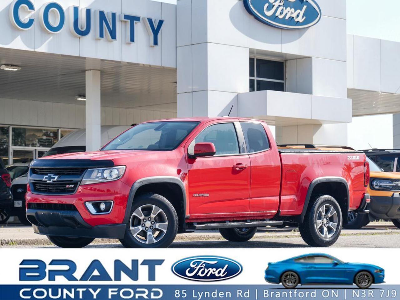 Used 2016 Chevrolet Colorado Extended Cab Long Box 4-Wheel Drive Z71 | TONNEAU for sale in Brantford, ON