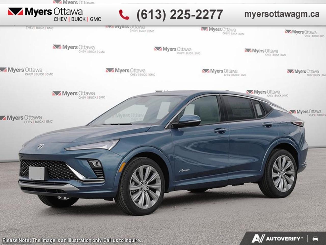 SPECIAL! EMPLOYEE PRICING ON NOW! Was $39525. Now $37809! $1716 discount until Aug 31!  <br> <br/>With flexible seating for five and a smart layout its designed to adapt to errands, commutes or weekend getaways alike.<br> <br>The 2026 Buick Envista offers drivers a sophisticated compact crossover experience that pairs elegant design with advanced technology and versatile usability. Inside, youll enjoy a cabin filled with refined touches, intuitive controls and modern amenities crafted to enhance every ride. With its upscale styling, smart layout and Buicks commitment to comfort and safety, the Envista stands out as a compelling choice for urban lifestyles and beyond.<br> <br>This Ocean Blue Metallic SUV has an Automatic transmission and is powered by a 137HP 1.2L 3 Cylinder Engine. <br> <br> Our Envistas trim level is Avenir. This range-topping Envista Avenue adds in a power open/close moonroof, perforated leather seats, a wireless charging pad and a power liftgate for rear cargo access, and comes loaded with amazing standard features such as heated front seats with lumbar adjustment, a heated steering wheel, remote engine start, wi-fi hotspot capability, and an 11-inch diagonal touchscreen with wireless Apple CarPlay and Android Auto, with SiriusXM streaming radio. Additional features include adaptive cruise control, lane keeping assist with lane departure warning, lane change alert with blind zone alert, and a rear vision camera. This vehicle has been upgraded with the following features: Leather Seats, 4G WiFi.<br><br> <br>To apply right now for financing use this link: <a href=https://creditonline.dealertrack.ca/Web/Default.aspx?Token=b35bf617-8dfe-4a3a-b6ae-b4e858efb71d&Lang=en target=_blank>https://creditonline.dealertrack.ca/Web/Default.aspx?Token=b35bf617-8dfe-4a3a-b6ae-b4e858efb71d&Lang=en</a><br> <br/>Weve discounted this vehicle $1716. See dealer for details. <br><br><br> Come by and check out our fleet of 40+ used cars and trucks and 150+ new cars and trucks for sale in Ottawa.  o~o