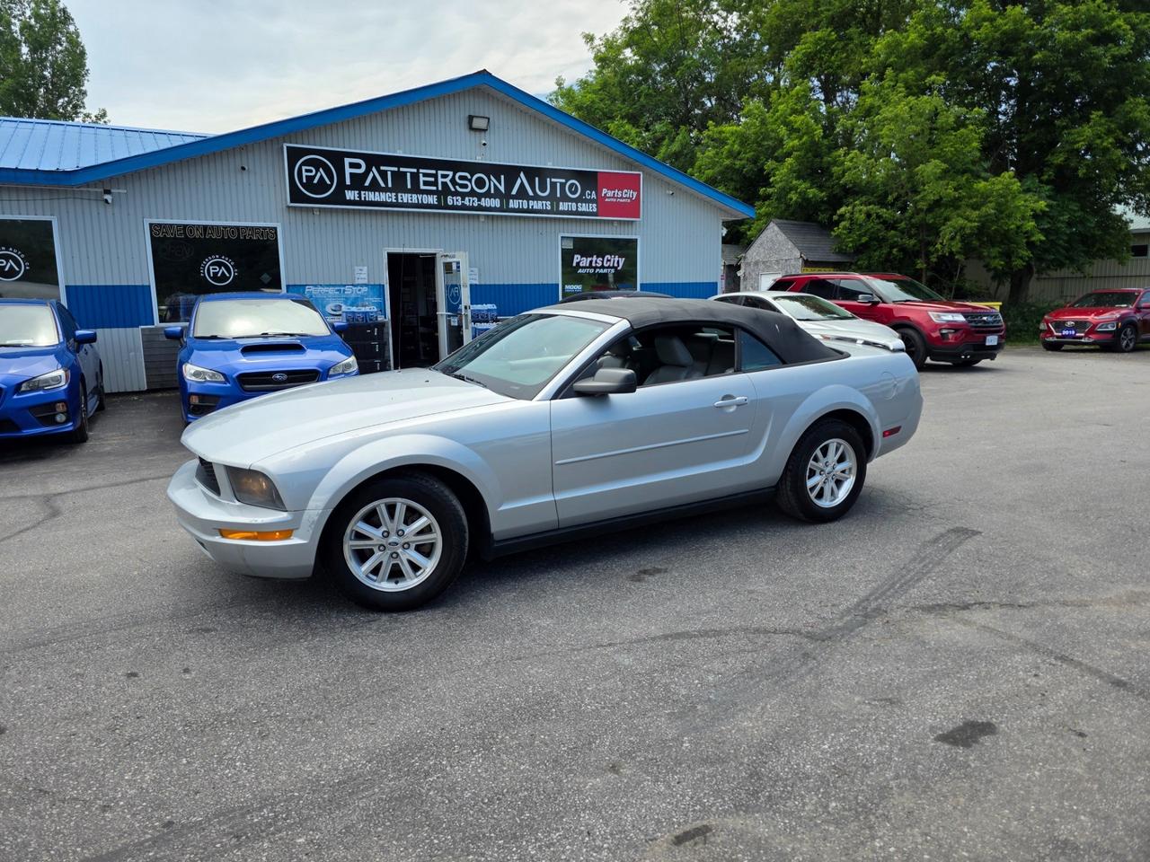 CLEAN CARFAX - 4.0 RWD - CONVERTIBLE Unleash your inner driver with this classic 2006 Ford Mustang V6, now available at Patterson Auto Sales. This pre-owned icon features a robust 4.0L V6 SOHC 12V engine, delivering the performance and presence Mustang is known for. Experience timeless style, comfortable seating, and a ride that turns heads wherever you go. Dont miss your chance to own a piece of American muscleschedule your test drive today and feel the thrill for yourself!