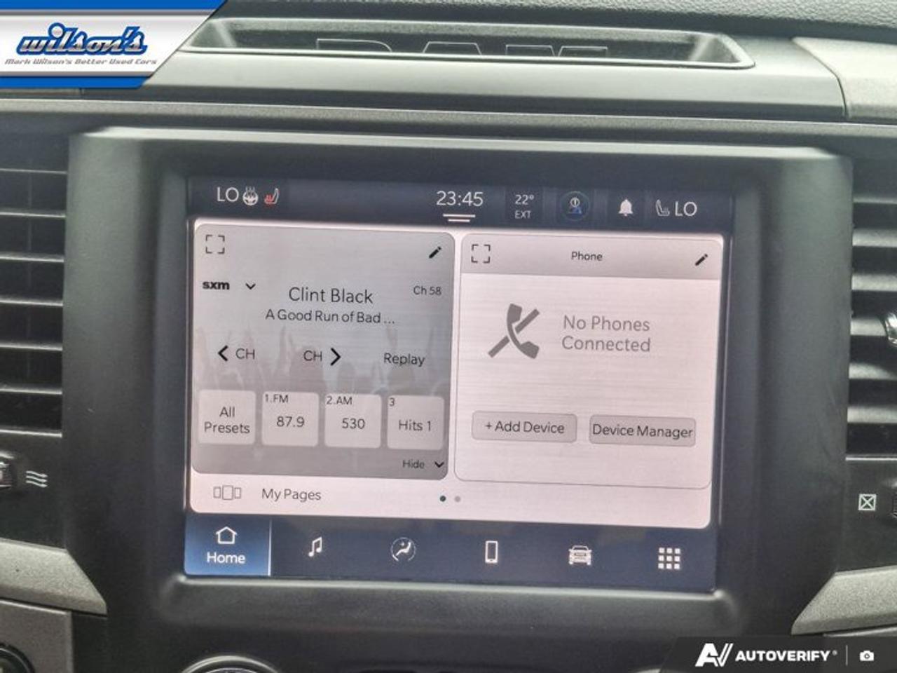 2023 RAM 1500 Classic Express 4x4 | 5.7L Hemi | Night Edition | Heated Wheel + Seats | Bucket Seats | Carplay + Android Photo