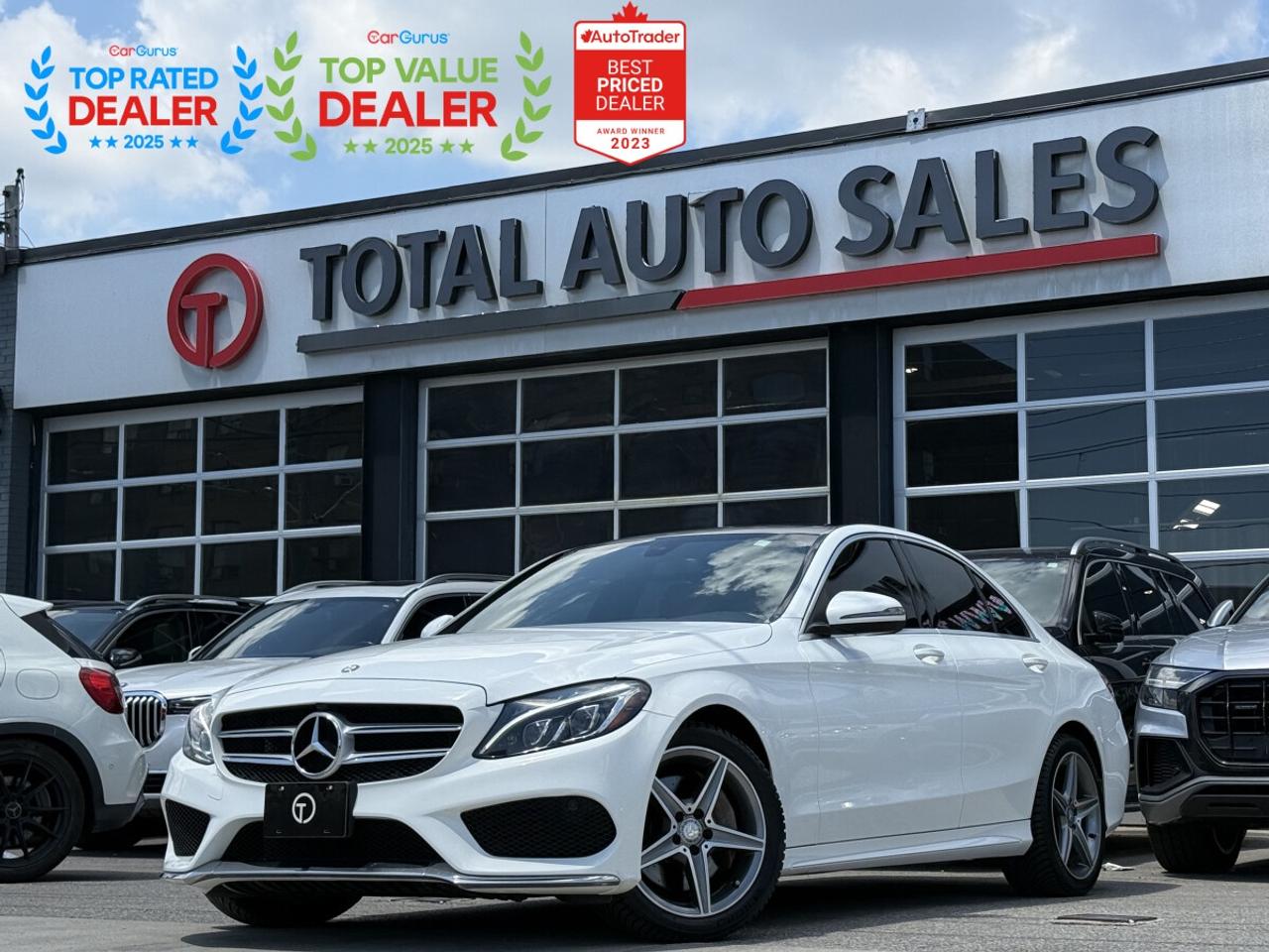 Used 2016 Mercedes-Benz C-Class //AMG PKG | RED LEATHER | LOW KMS for sale in North York, ON
