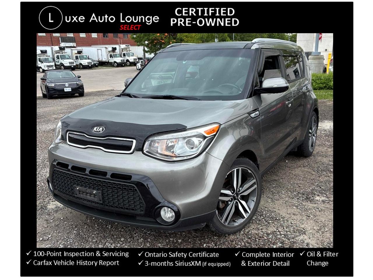 Used 2015 Kia Soul SX Luxury-AUTO, LEATHER, HEATED/COOLED SEATS, ROOF for sale in Orleans, ON