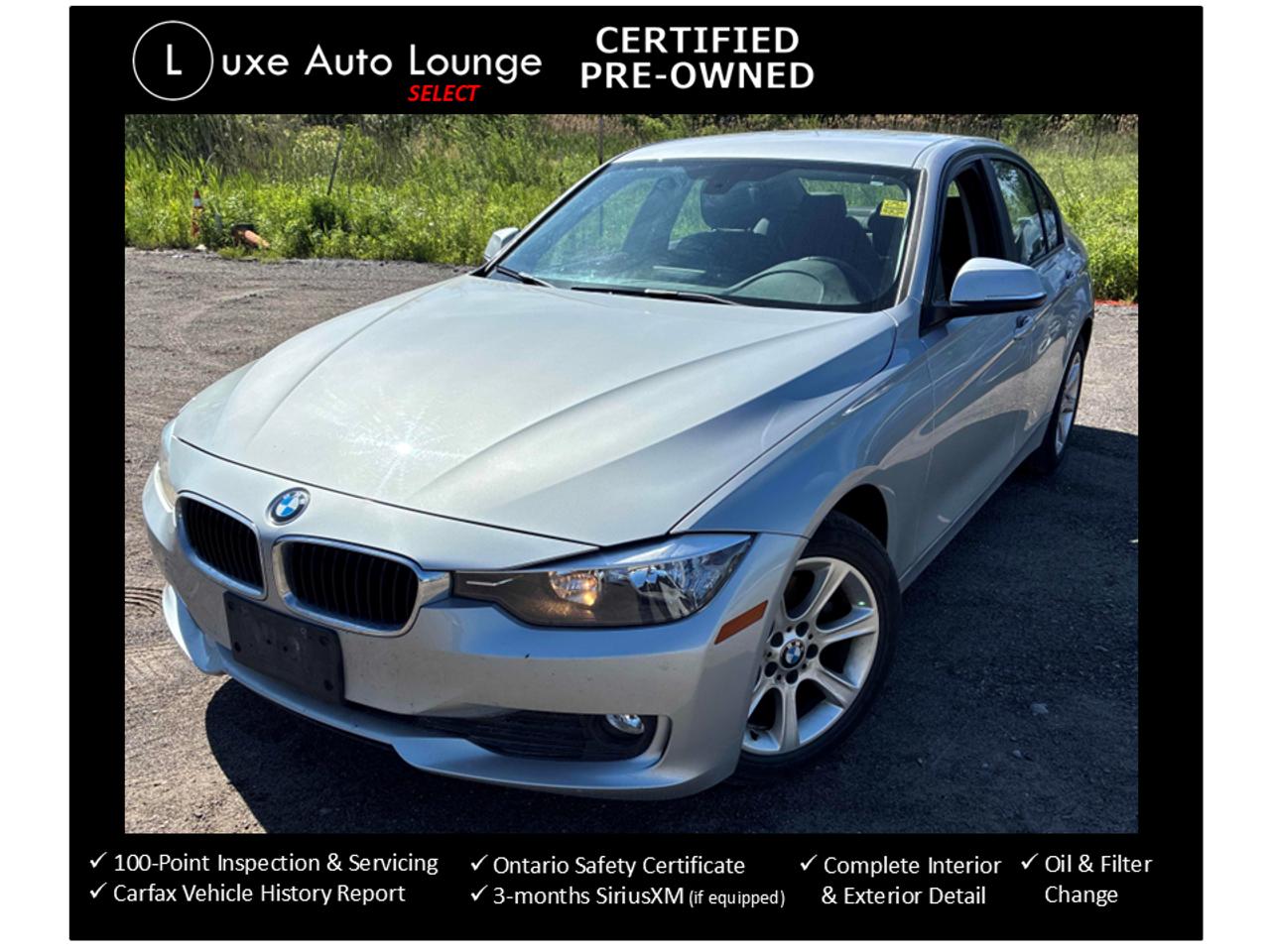 Used 2012 BMW 3 Series 320i - MANUAL!!! ONLY 38,000KM!!! LOADED! LEATHER! for sale in Orleans, ON