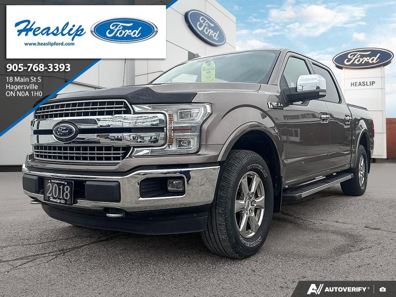 Used 2018 Ford F-150 Lariat for sale in Hagersville, ON