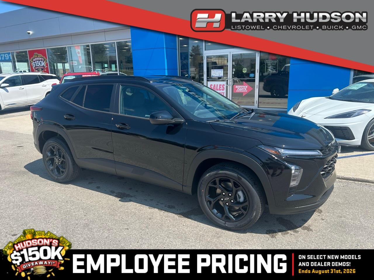 HUDSONS HAS IT! See it - Drive it - Own it - LOVE it. At Larry Hudson Chevrolet Buick GMC we make car buying a breeze! New car pricing with $0 down approvals are among your options (*on approved credit). There are a variety of finance and lease options available. Also expect top dollar for your trade-in! Selling price/payment shown includes cash incentive(s). Does not include HST & Licensing. Bi-Weekly payments reflect current Chevrolet Buick and GMC incentives. We have professional Product Specialist to guide you through your vehicle purchase. Contact us for more info! 1-800-350-3325