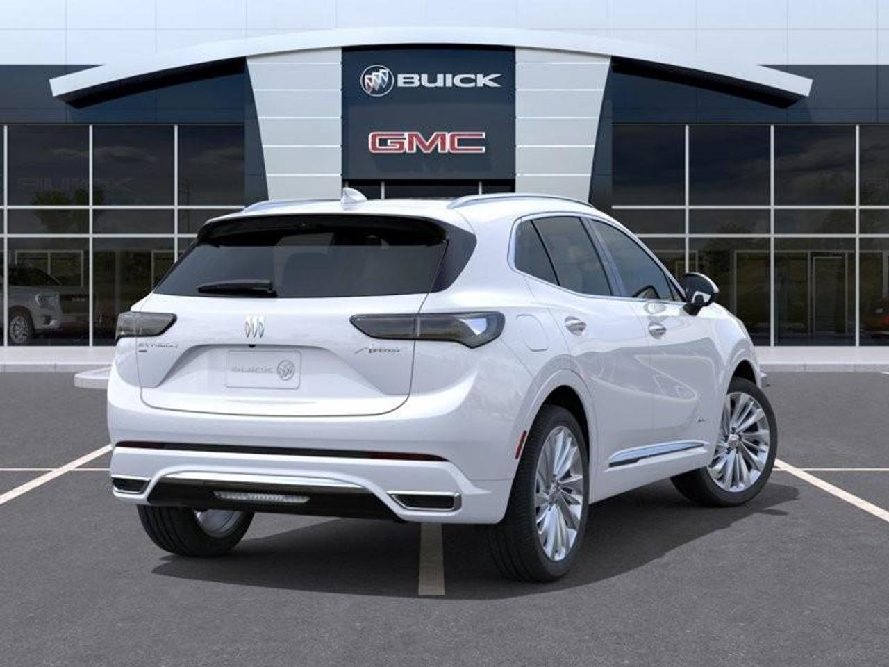 2026 Buick Envision Avenir New 2026 Luxurious 5 Passenger AWD SUV with 20 Pearl Nickel Alloy Wheels, Panoramic Sunroof, Head-Up Drivers Display, Heated and Cooled Front Seats, Heated Second Row Outboard Seats, Drivers Message S Photo