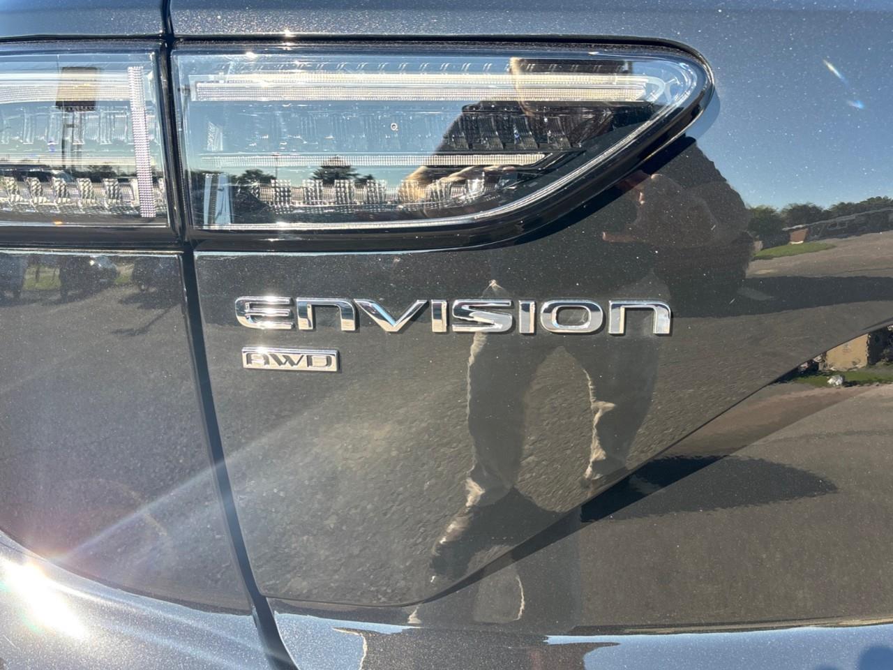 2026 Buick Envision Avenir New 2026 Luxurious 5 Passenger AWD SUV with 20 Pearl Nickel Alloy Wheels, Panoramic Sunroof, Head-Up Drivers Display, Heated and Cooled Front Seats, Heated Second Row Outboard Seats, Drivers Message S Photo