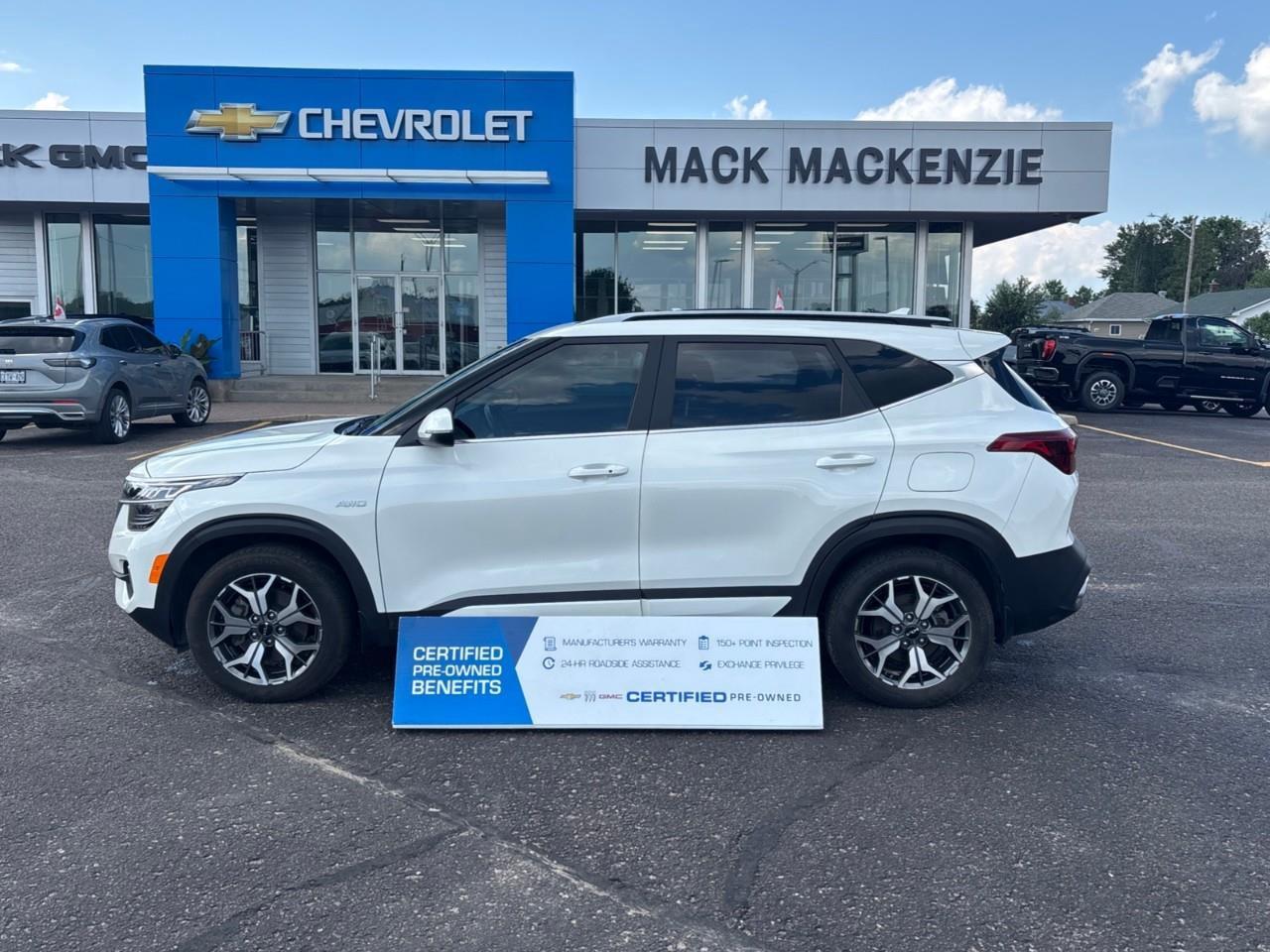 2023 Kia Seltos EX Used 5 Passenger AWD SUV with Heated and Cooled Front Seats, Heated Steering Wheel, Navigation and a Power Sunroof Photo