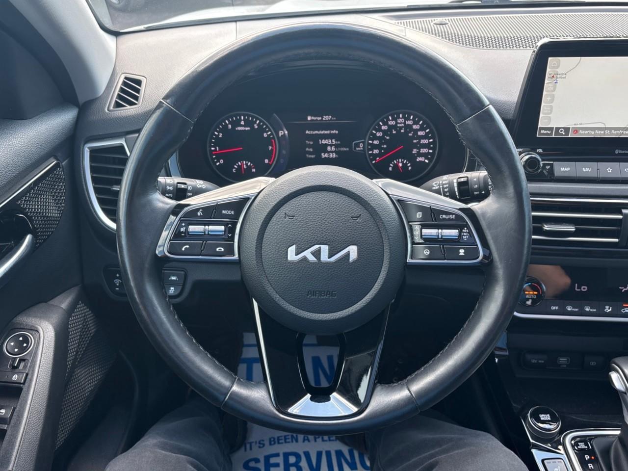 2023 Kia Seltos EX Used 5 Passenger AWD SUV with Heated and Cooled Front Seats, Heated Steering Wheel, Navigation and a Power Sunroof Photo