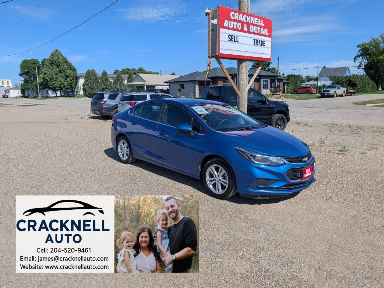 Used 2018 Chevrolet Cruze Sedan LT (Automatic) for sale in Carberry, MB