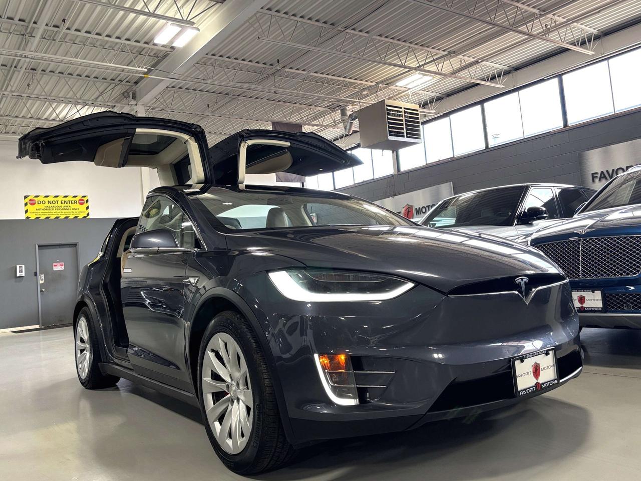 2016 Tesla Model X P90D|AWD|AUTOSTEER|INSANE+|7PASS|CREAMSEATS|WOOD|+ Photo