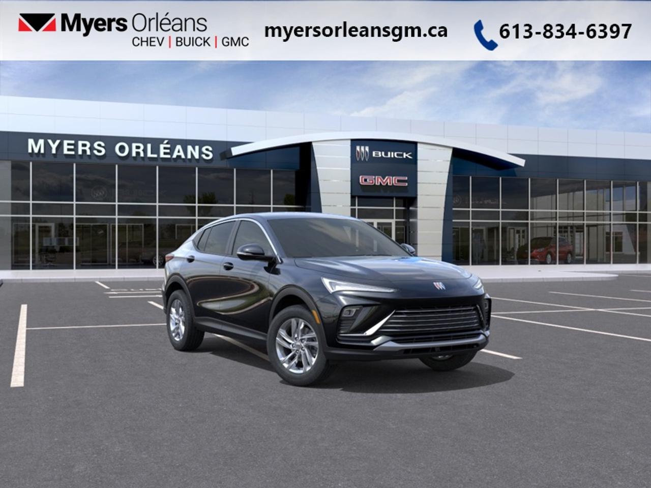 <b>Heated Seats,  Remote Start,  Adaptive Cruise Control,  Heated Steering Wheel,  Lane Keep Assist!</b><br> <br> For more than 80 years, the Myers Automotive Group has brought exceptional vehicles and world-class service to drivers in the Ottawa area. Myers Orleans Chevrolet Buick GMC is proud to serve Greater Ottawa, and to continue the tradition of excellence that the Myers name is known for. We are your trusted and professional choice since 1942!<br> <br> SPECIAL! EMPLOYEE PRICING ON NOW! Was $34084. Now $32546! $1538 discount until Aug 31!  <br> <br/>With flexible seating for five and a smart layout its designed to adapt to errands, commutes or weekend getaways alike.<br> <br>The 2026 Buick Envista offers drivers a sophisticated compact crossover experience that pairs elegant design with advanced technology and versatile usability. Inside, youll enjoy a cabin filled with refined touches, intuitive controls and modern amenities crafted to enhance every ride. With its upscale styling, smart layout and Buicks commitment to comfort and safety, the Envista stands out as a compelling choice for urban lifestyles and beyond.<br> <br>This Ebony Twilight Metallic SUV has an Automatic transmission and is powered by a 137HP 1.2L 3 Cylinder Engine. <br> <br> Our Envistas trim level is Preferred. This breathtaking SUV comes loaded with amazing standard features such as heated front seats with lumbar adjustment, a heated steering wheel, remote engine start, wi-fi hotspot capability, and an 11-inch diagonal touchscreen with wireless Apple CarPlay and Android Auto, with SiriusXM streaming radio. Additional features include adaptive cruise control, lane keeping assist with lane departure warning, lane change alert with blind zone alert, and a rear vision camera. This vehicle has been upgraded with the following features: Heated Seats, Remote Start, Adaptive Cruise Control, Heated Steering Wheel, Lane Keep Assist, Lane Departure Warning.<br><br> <br>To apply right now for financing use this link: <a href=https://www.myersorleansgm.ca/FinancePreQualForm target=_blank>https://www.myersorleansgm.ca/FinancePreQualForm</a><br> <br/>Weve discounted this vehicle $1538. <br> Buy this vehicle now for the lowest bi-weekly payment of <b>$212.04</b> with $0 down for 84 months @ 4.99% APR O.A.C. ( Plus applicable taxes - **Rebates may not be applicable on all purchase types [cash, lease, or finance]. Eligibility and conditions may vary. Please see dealer for full details and confirmation of eligibility. ). Incentives expire 2026-08-31. See dealer for details. <br><br>At Myers Orleans Chevrolet, youll find an impressive inventory of brand-new Chevrolet, Buick, and GMC vehicles. But we dont stop there! We also offer an amazing array of gently-used cars, trucks, and SUVs from Chevrolet, as well as a selection of alternate-brand used vehicles from some of Canadas favourite auto makers. When you choose to shop with Myers, youre not limited to what you can find on our well-appointed lot. Youve got the resources of an entire automotive group at your fingertips! Our friendly, no-pressure sales team will go through your list of must-haves, and will match you with the vehicle from Myers that checks off all the right boxes.<br> Come by and check out our fleet of 40+ used cars and trucks and 180+ new cars and trucks for sale in Orleans.  o~o