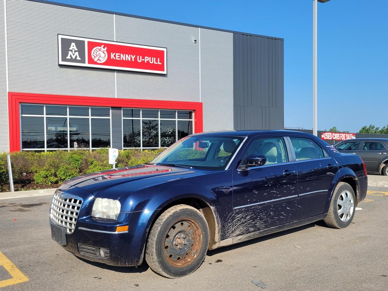 2006 Chrysler 300 Touring in Midnight Blue Pearl. The vehicle has 47,904km. The vehicle runs and drives. One Owner. Low Kilometers. No Check engine light. Needs a new battery. ABS and TC lights are on. Some imperfections/rust around the car. We dont perform any mechanical/safety inspections. The vehicle is sold as is and might need some work.
