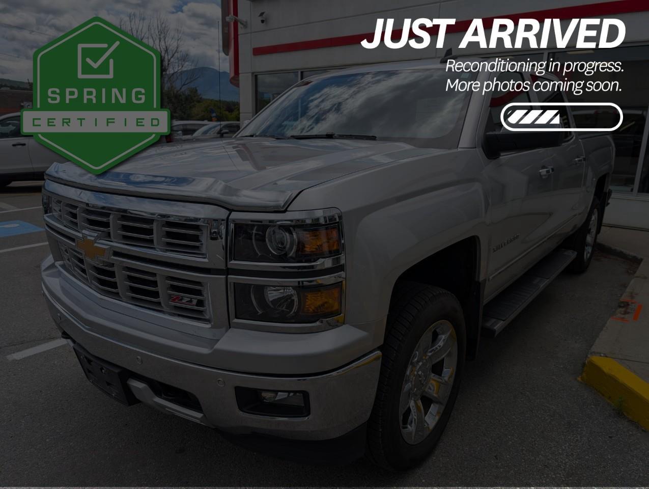 Used 2015 Chevrolet Silverado 1500 1LZ NO REPORTED ACCIDENTS, SMOKE-FREE, TONNEAU COVER, RUNNING BOARDS, NEW BATTERY, LOW KM'S, 2 SETS OF TIRES for sale in Cranbrook, BC