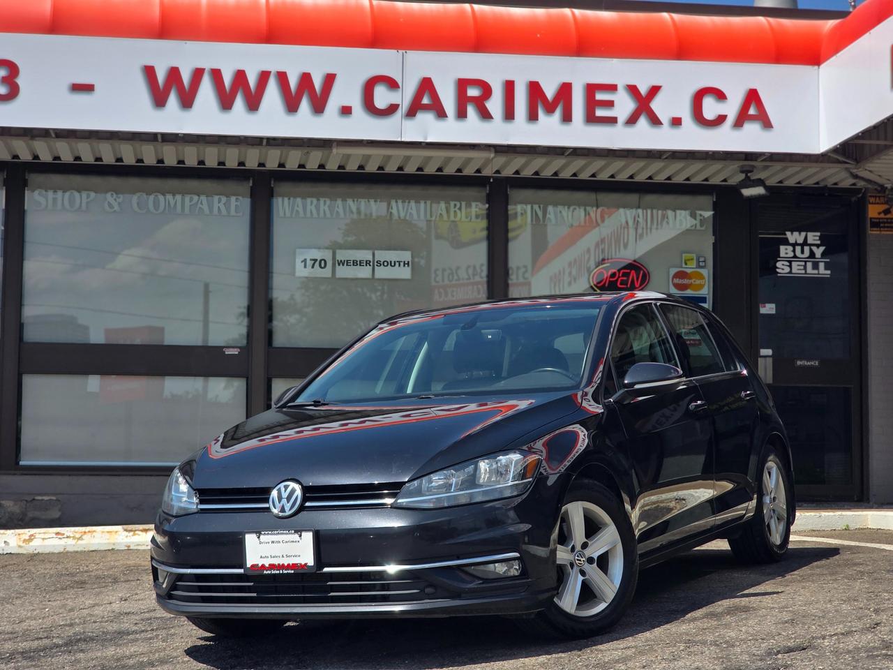 Great Condition, One Owner, Accident Free, Volkswagen Golf Comfortline from out West! Equipped with Panoramic Roof, Heated Front Seats, Backup Camera, Blind Spot Monitoring, Bluetooth, Cruise Control, Air Conditioning, Touchscreen Display, Apple CarPlay, Android Auto, Power Windows, Power Door Locks, Power Heated Mirrors, Alloy Wheels