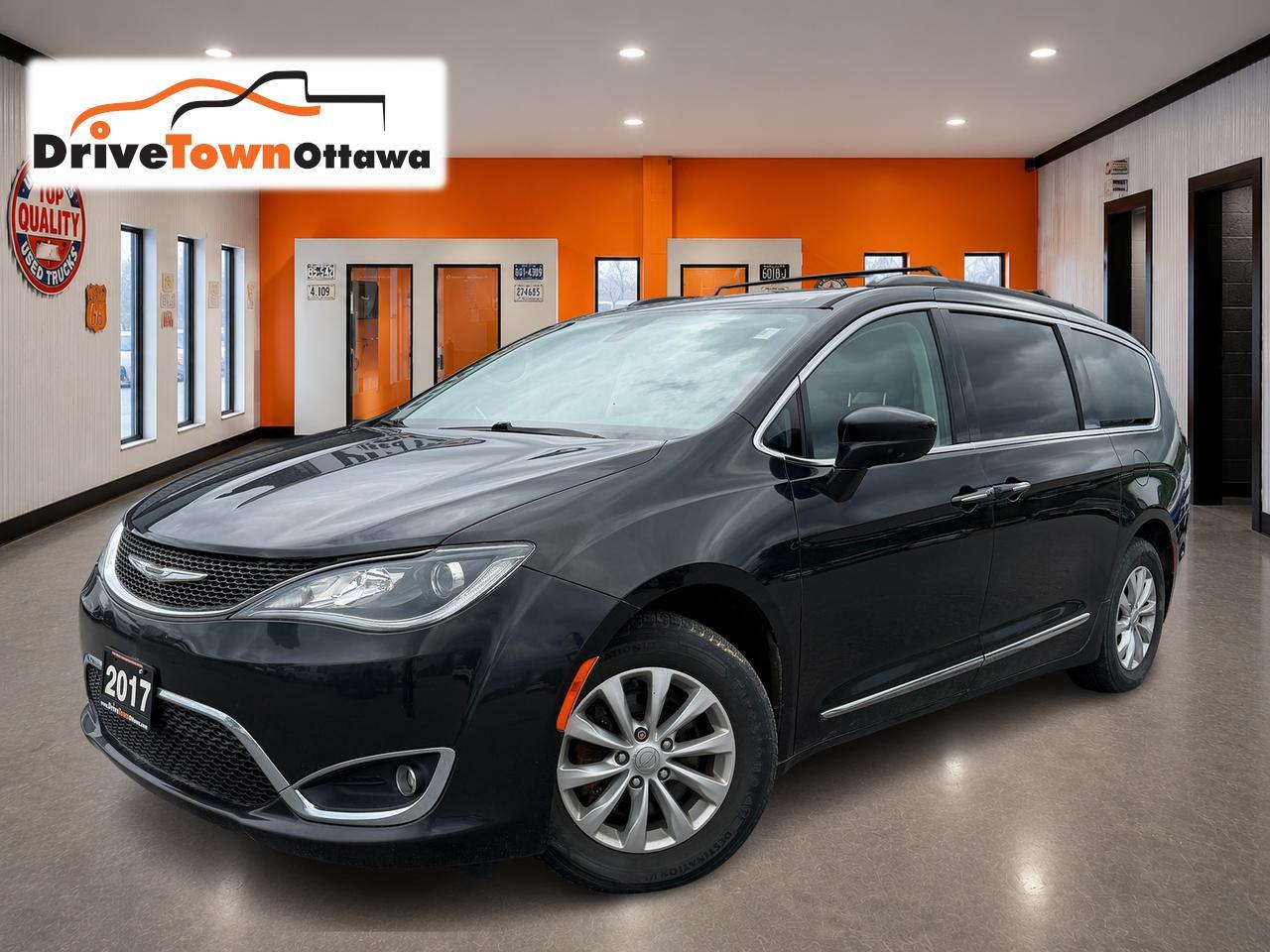 <p>2017 CHRYSLER PACIFICA - SPACIOUS FAMILY MINIVAN, COMFORTABLE INTERIOR WITH THREE-ROW SEATING, BLUETOOTH, AND BACKUP CAMERA - GREAT COMMUTER VEHICLE AND SMOOTH DRIVE - EQUIPPED WITH LEATHER SEATS, HEATED SEATS, POWER SLIDING DOORS, PARKING SENSORS AND MORE!</p><p>EASY FINANCING AVAILABLE!</p><p>GET PRE-APPROVED NOW AT DRIVETOWNOTTAWA.COM.</p><p>ADVERTISED PRICE IS OUR FINANCE PRICE!</p><p>DRIVETOWNOTTAWA.COM &ndash; COME VISIT US / VENEZ NOUS VISITER! TAXES AND LICENSING EXTRA. SEE DRIVETOWNOTTAWA.COM FOR CASH PRICE, FINANCING CHARGES APPLY (BANK FEES, PPSA, INTEREST). QUEBEC SAFETY FEE APPLICABLE.</p><p>&nbsp;</p>